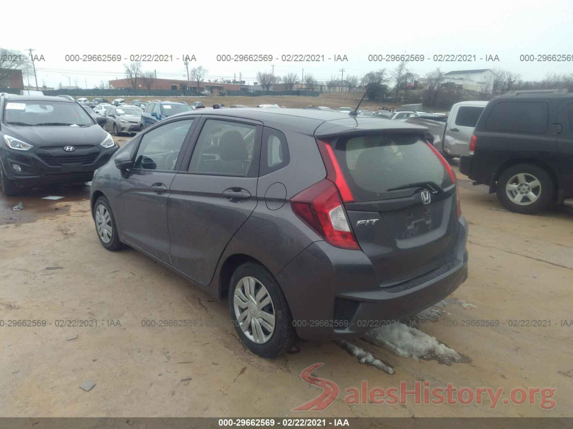 JHMGK5H54GX034853 2016 HONDA FIT