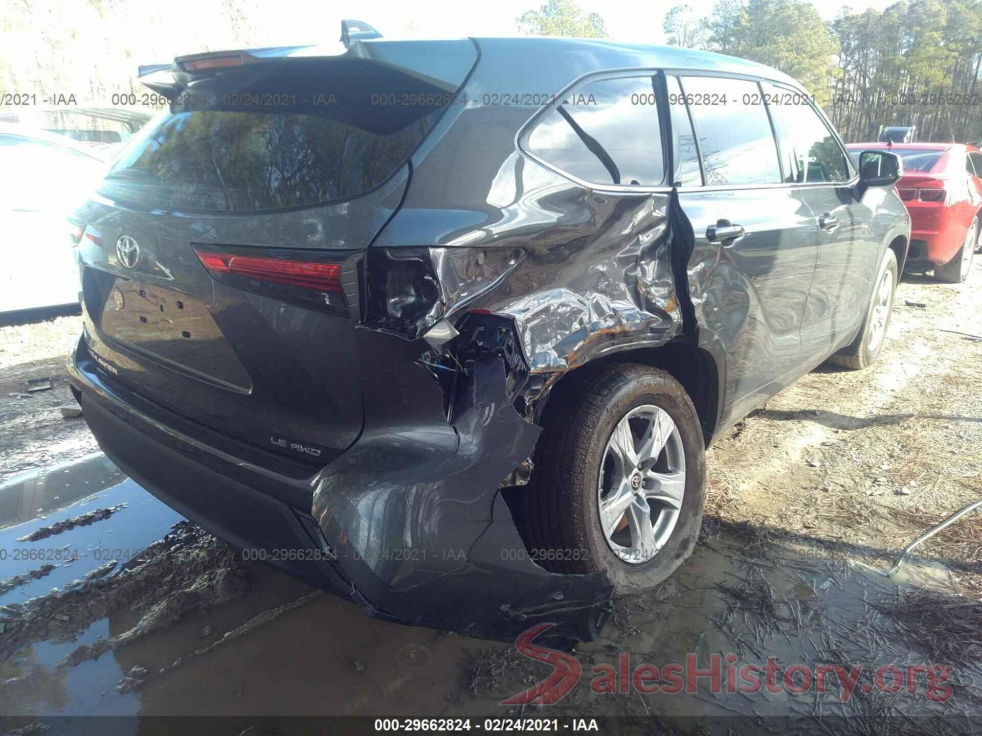 5TDBZRBH3MS523697 2021 TOYOTA HIGHLANDER