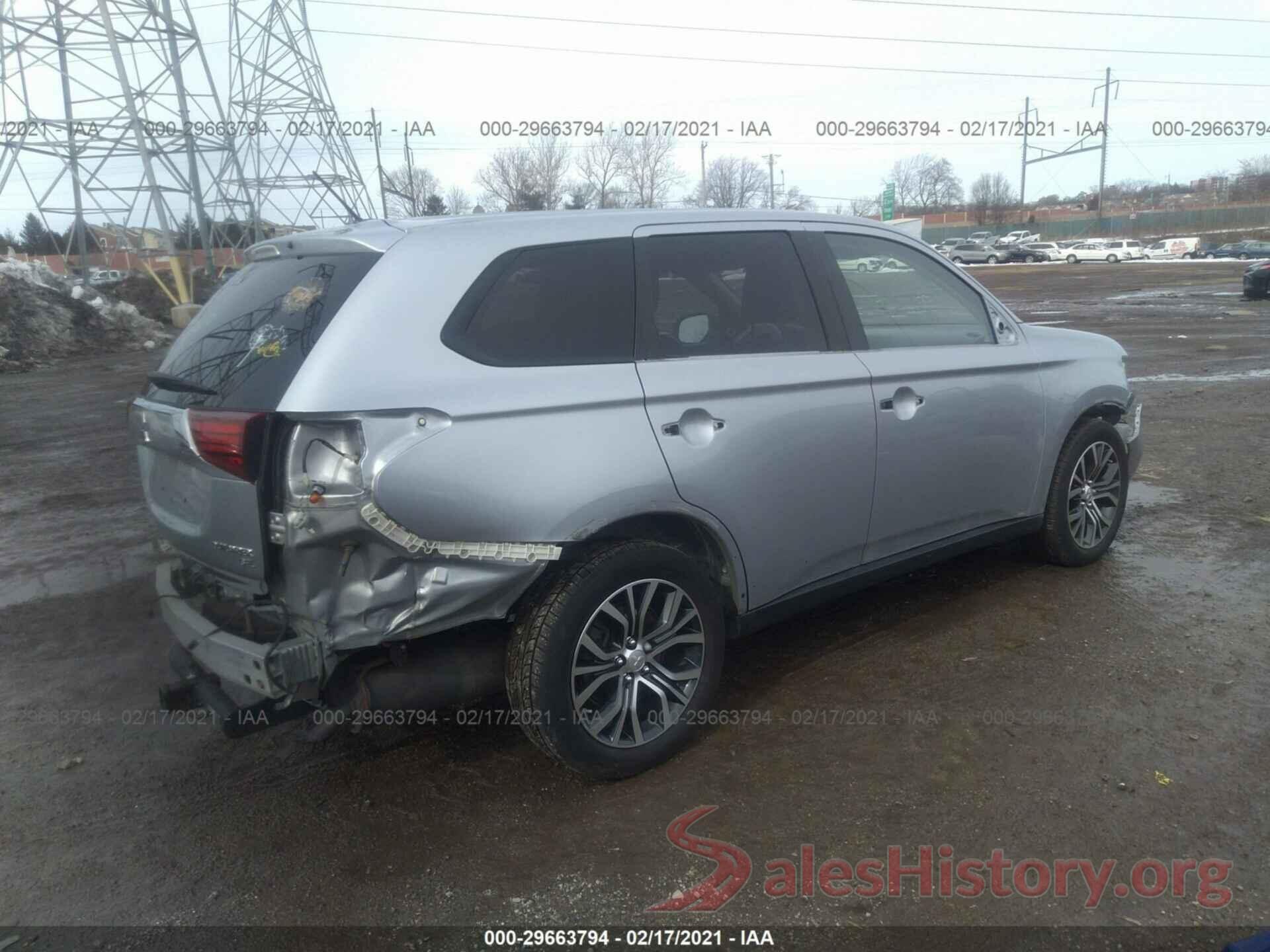 JA4AZ3A34GZ005223 2016 MITSUBISHI OUTLANDER