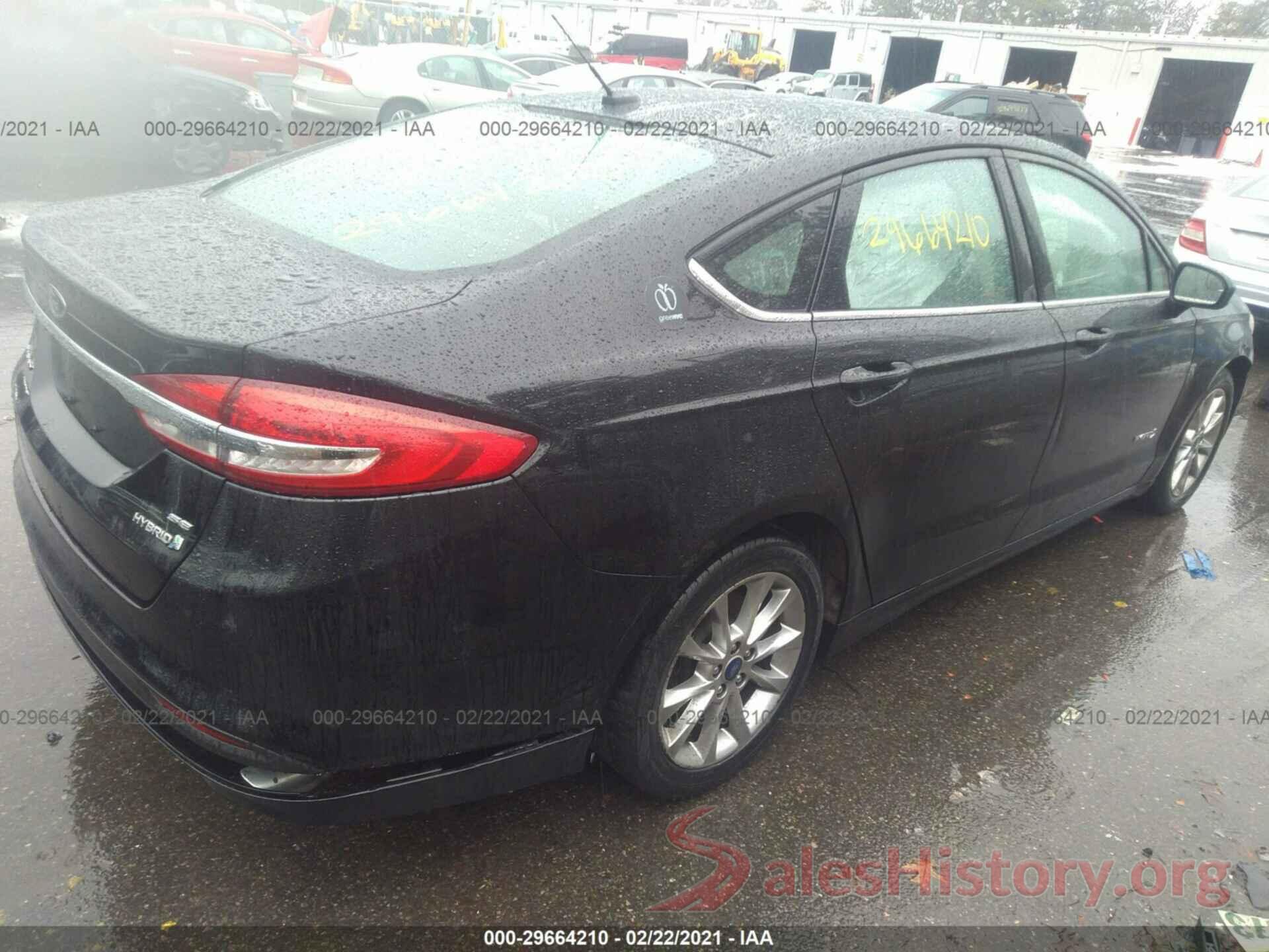 3FA6P0LU9HR237818 2017 FORD FUSION