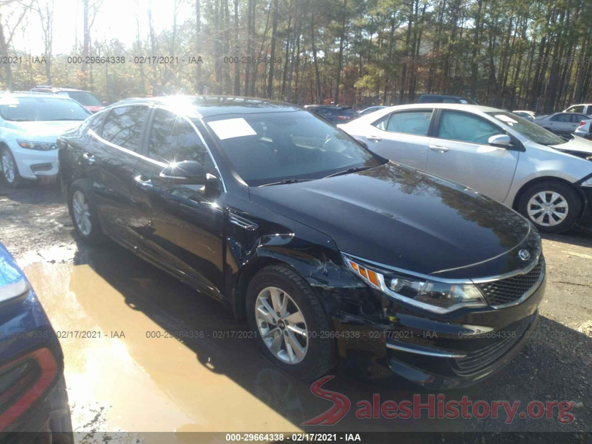 5XXGT4L37GG106814 2016 KIA OPTIMA