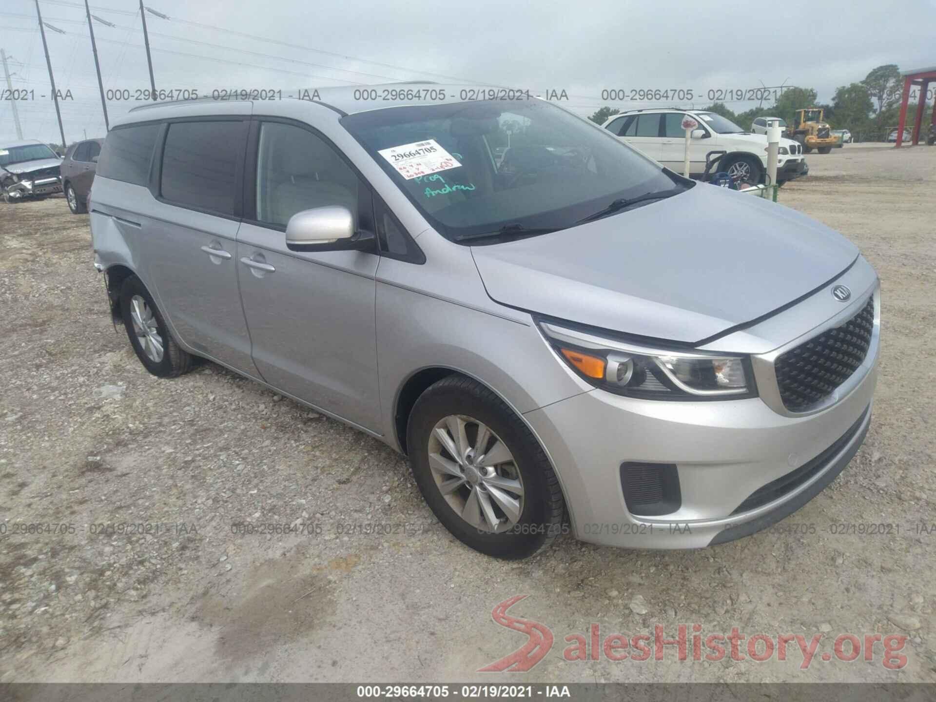 KNDMB5C19G6198064 2016 KIA SEDONA