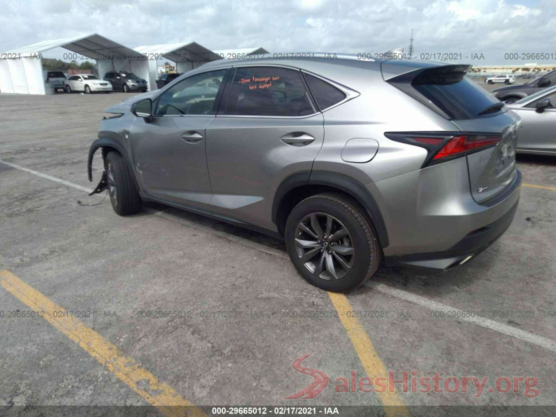 JTJJARBZ0L5008122 2020 LEXUS NX