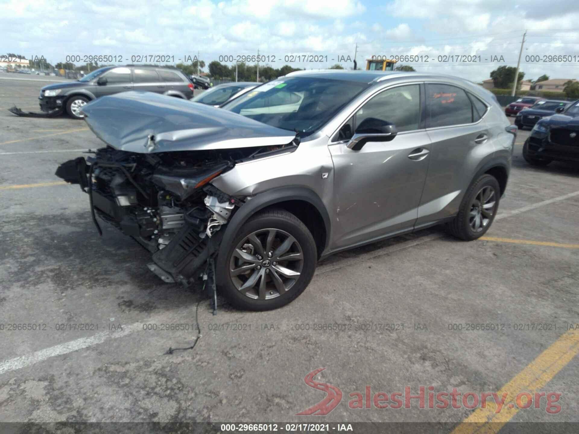 JTJJARBZ0L5008122 2020 LEXUS NX