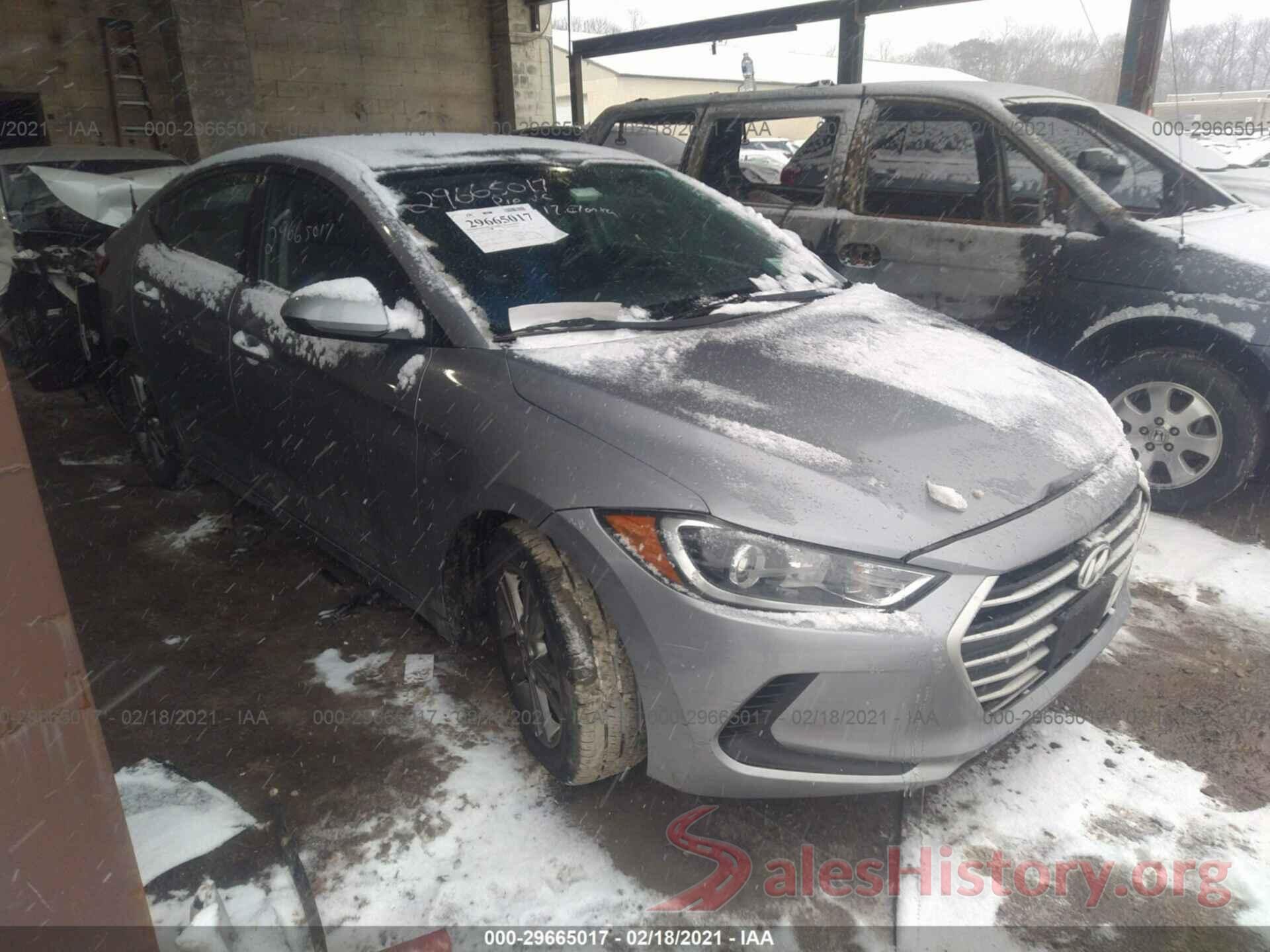 5NPD84LF6HH154955 2017 HYUNDAI ELANTRA