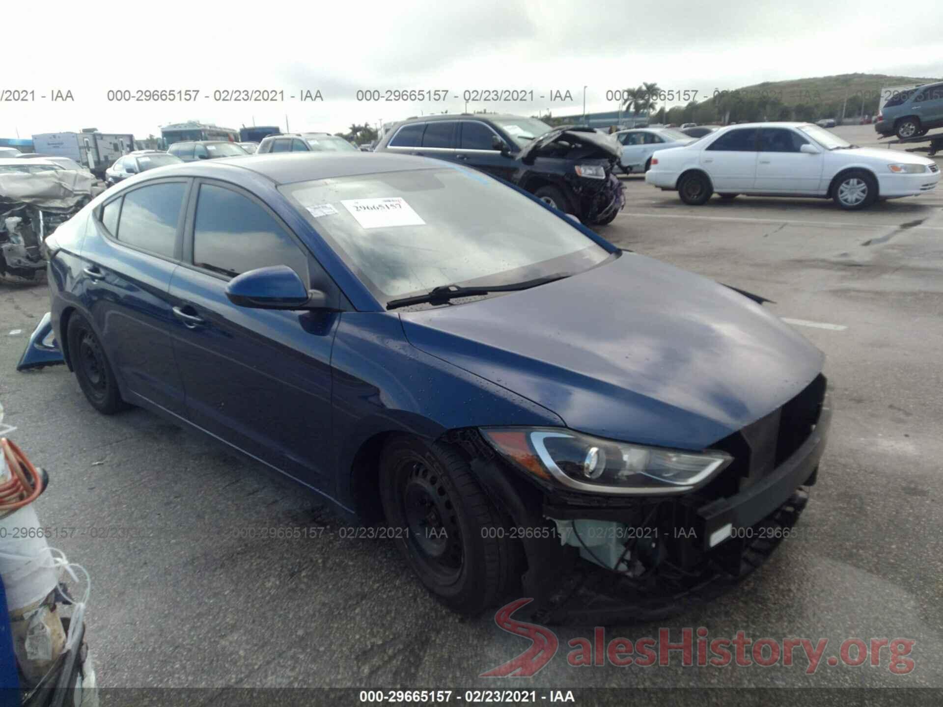 5NPD74LF4HH126655 2017 HYUNDAI ELANTRA