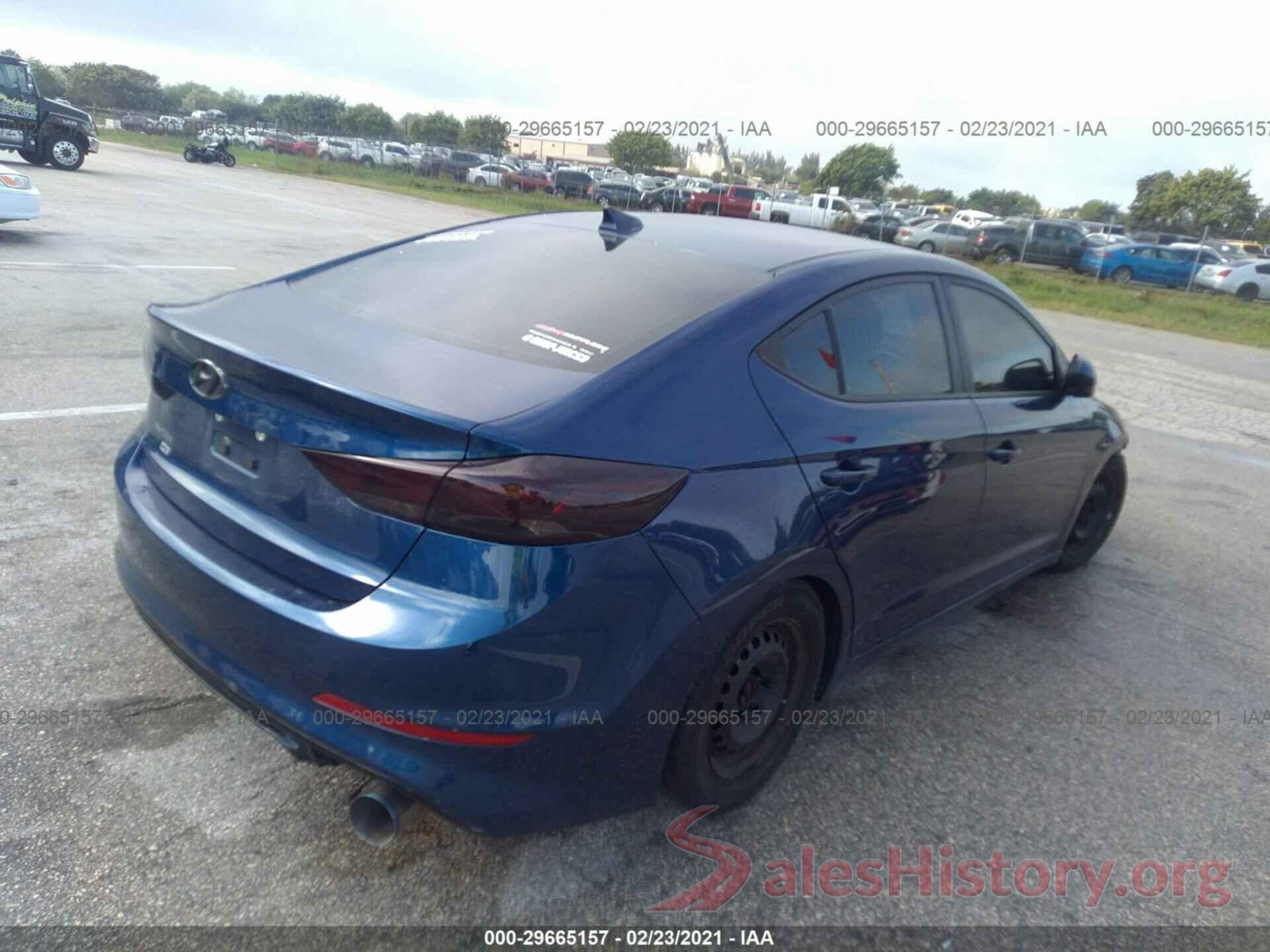 5NPD74LF4HH126655 2017 HYUNDAI ELANTRA