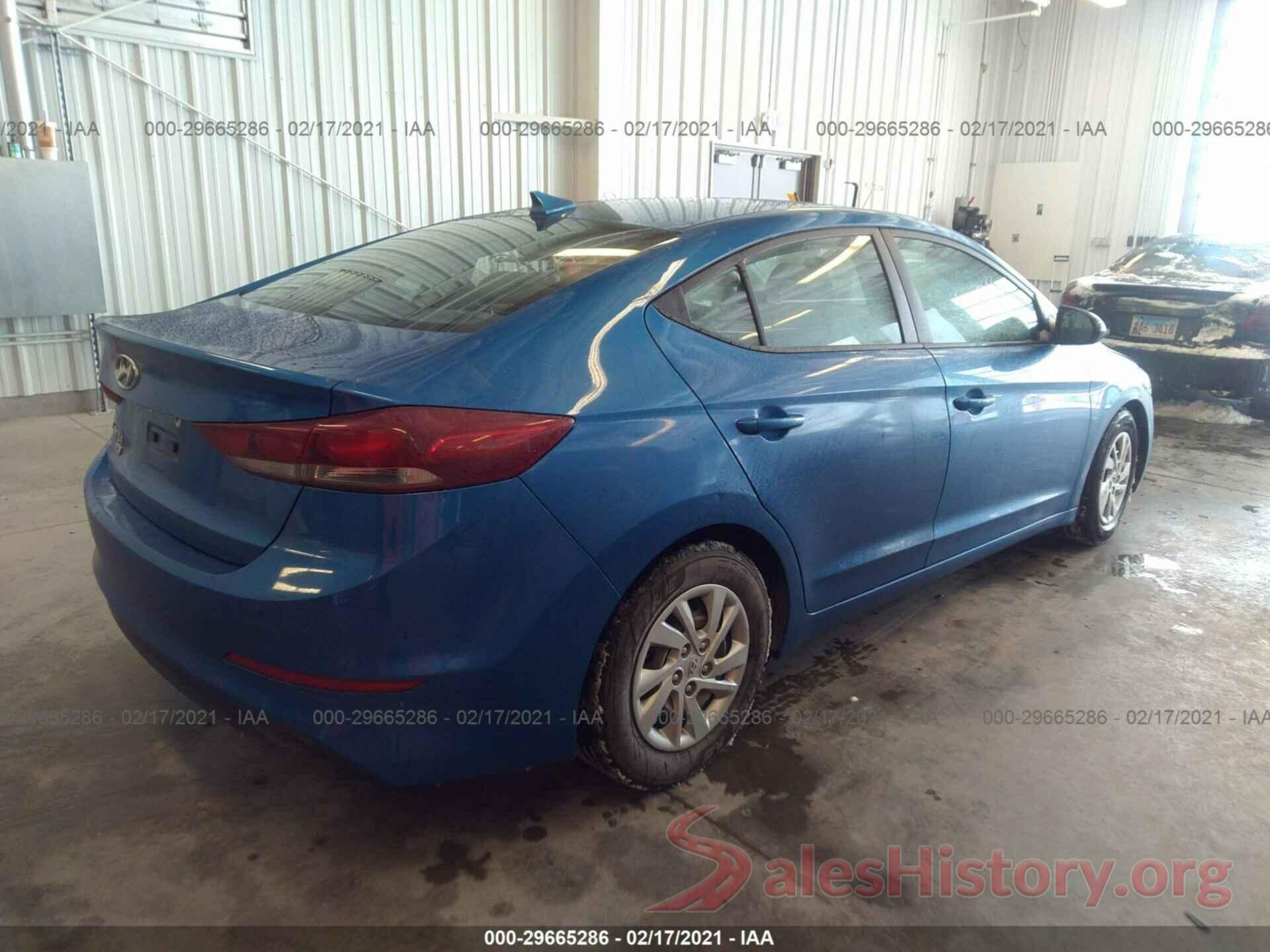 5NPD74LF4HH209406 2017 HYUNDAI ELANTRA