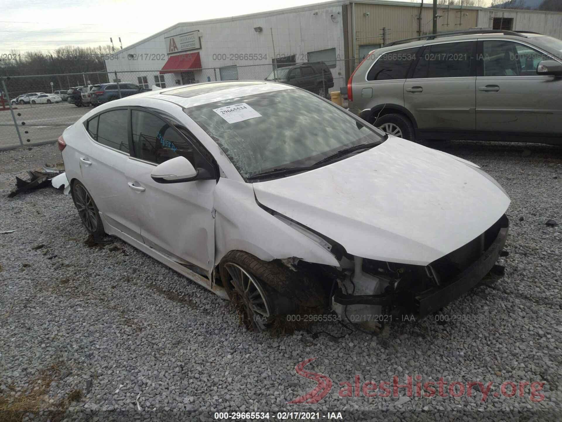 KMHD04LB4JU447667 2018 HYUNDAI ELANTRA