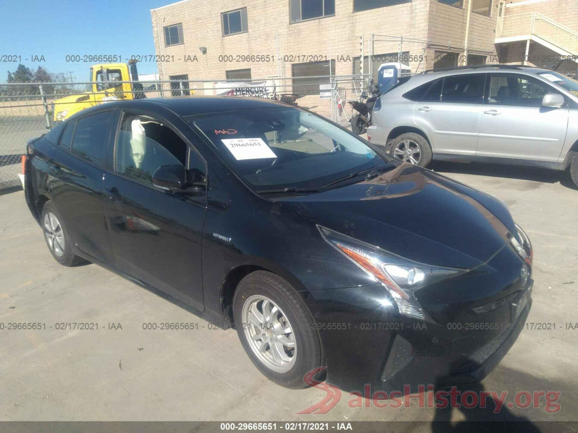 JTDKARFU2H3049277 2017 TOYOTA PRIUS