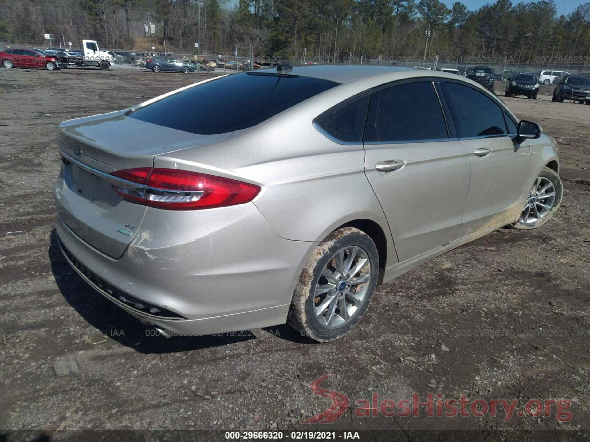 3FA6P0HD3HR250167 2017 FORD FUSION