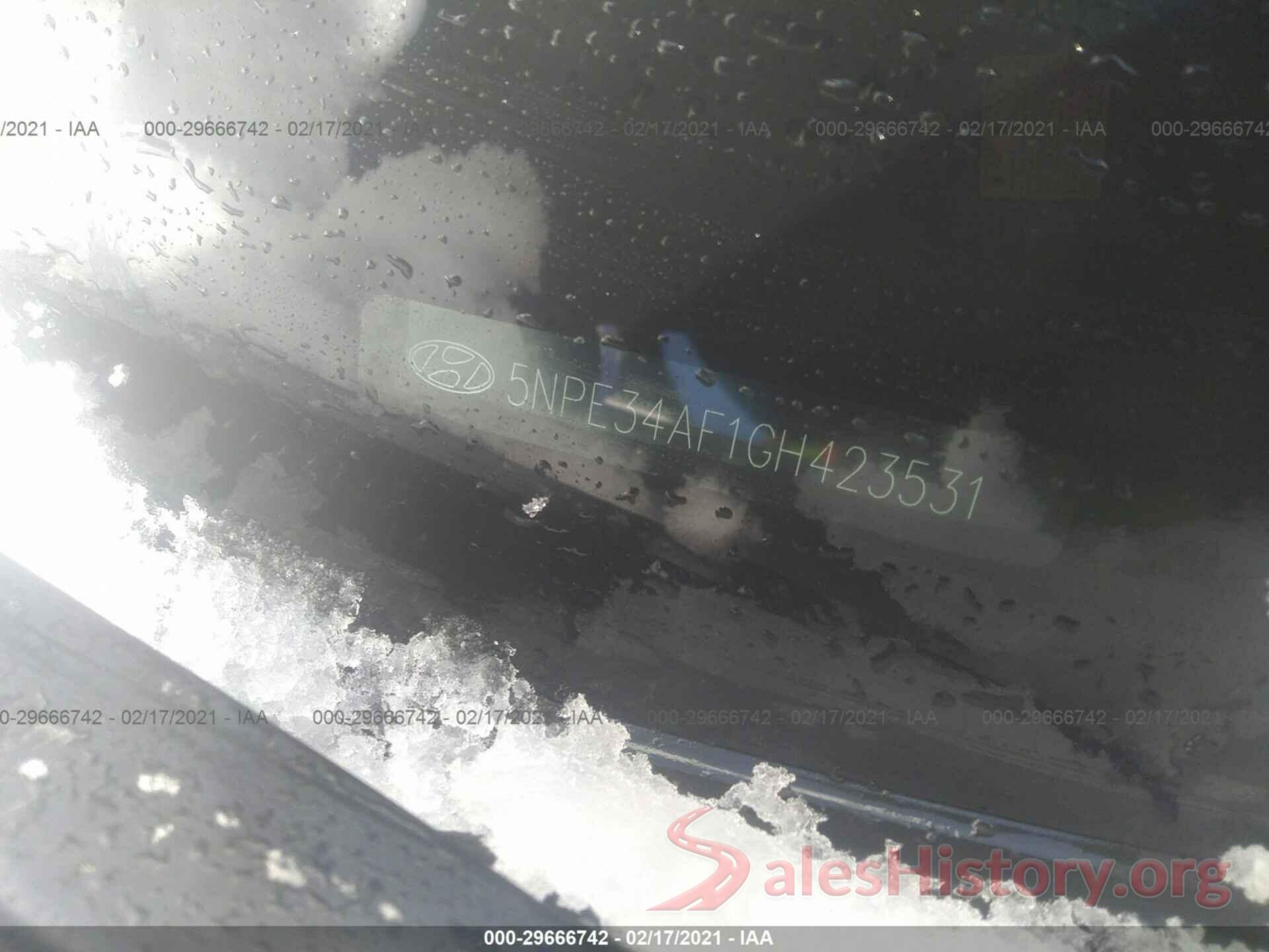 5NPE34AF1GH423531 2016 HYUNDAI SONATA