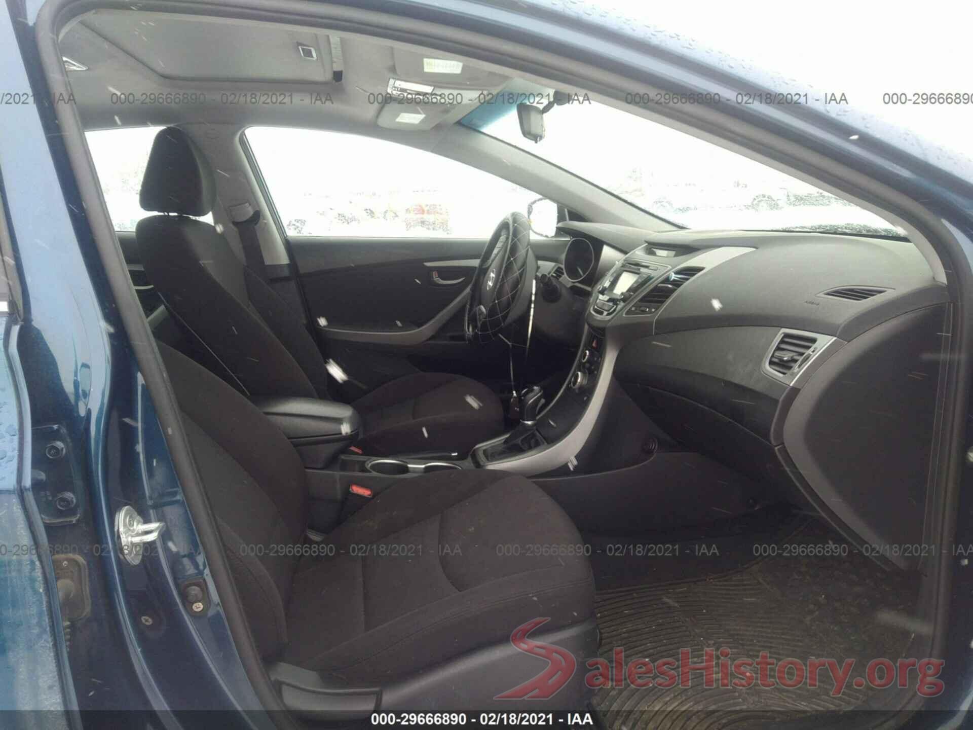 KMHDH4AE8GU481352 2016 HYUNDAI ELANTRA