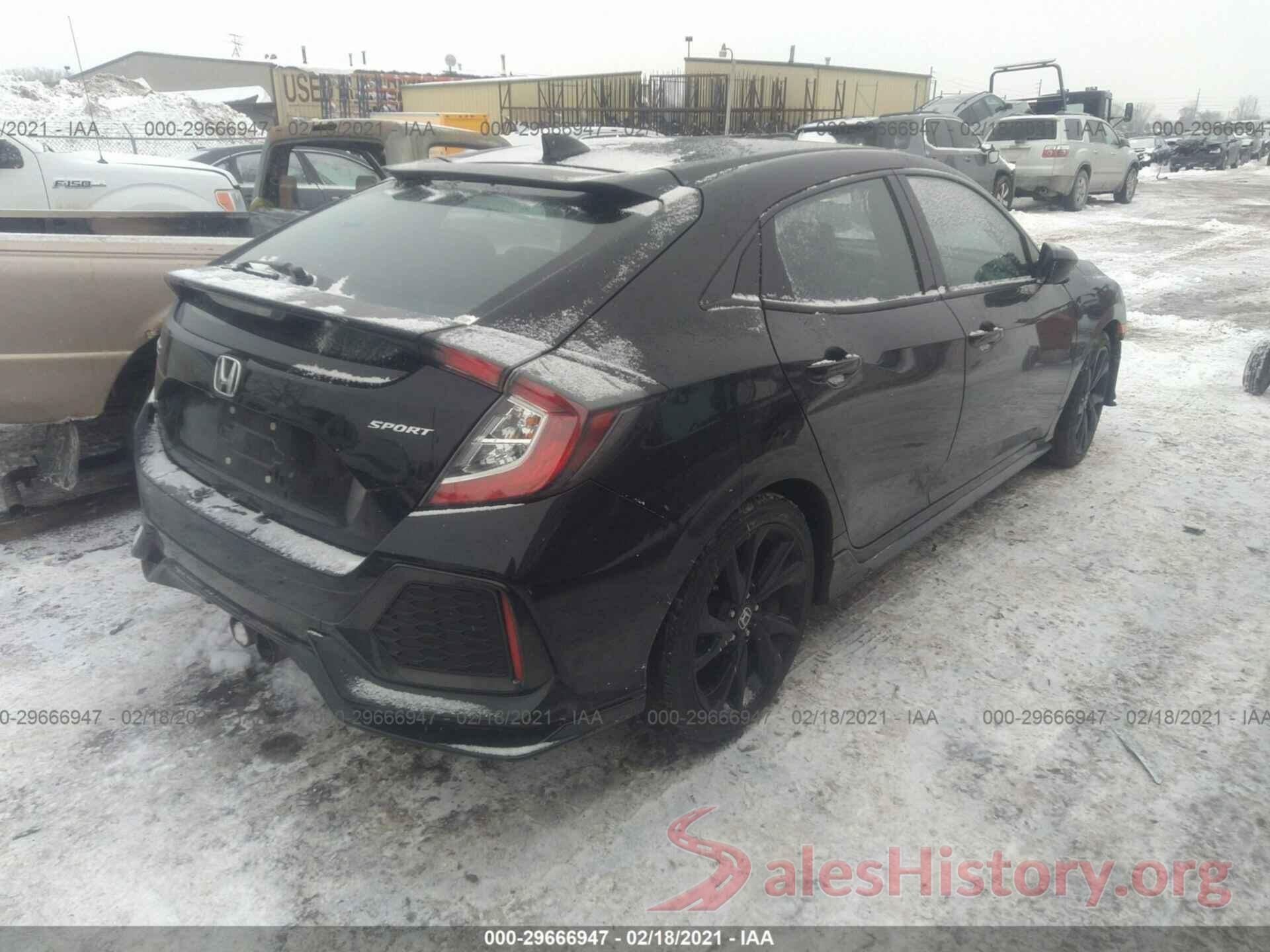 SHHFK7H44HU209998 2017 HONDA CIVIC HATCHBACK