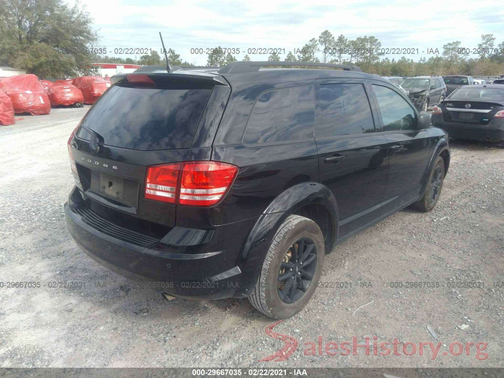 3C4PDCABXLT202520 2020 DODGE JOURNEY