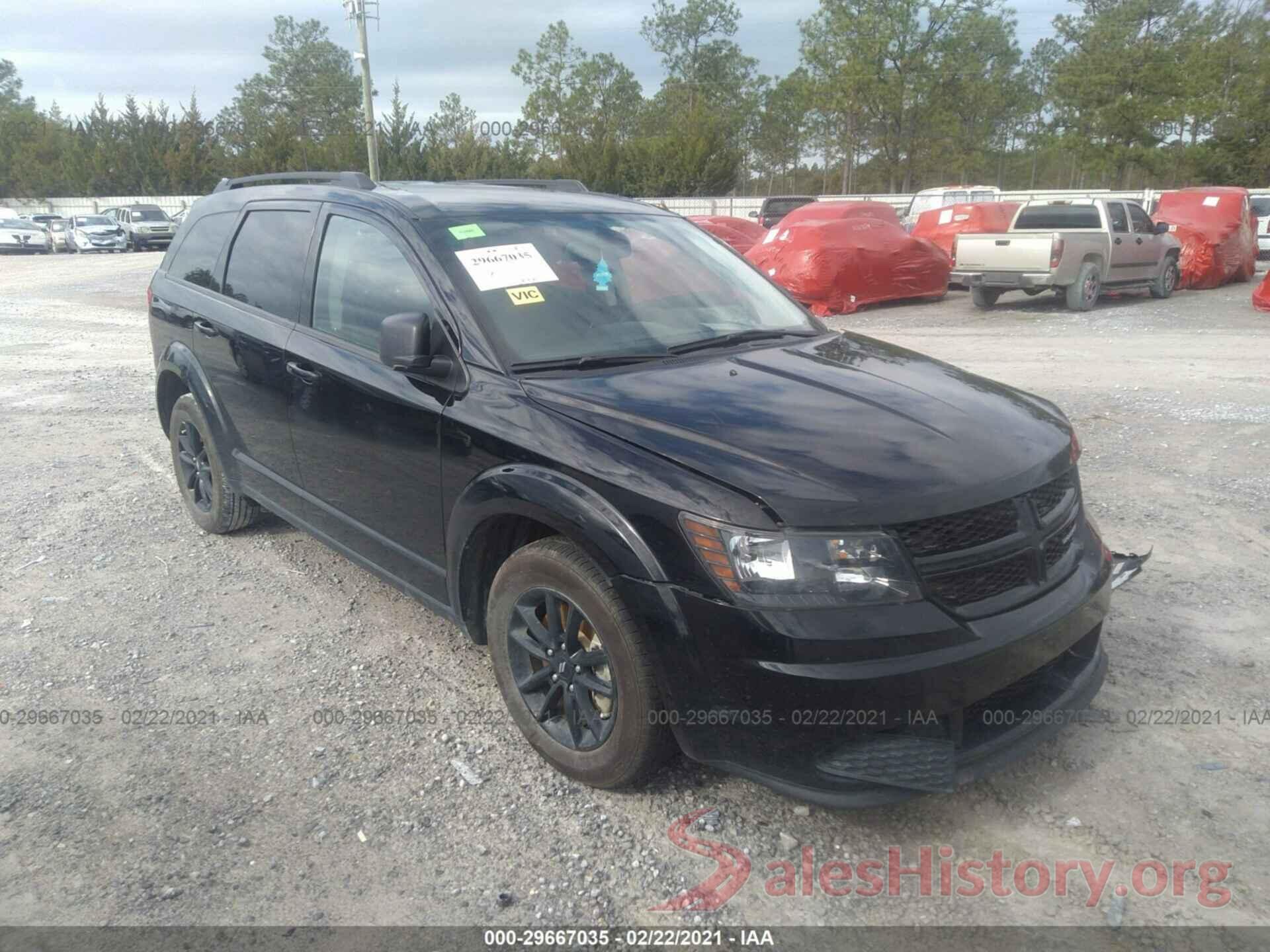 3C4PDCABXLT202520 2020 DODGE JOURNEY