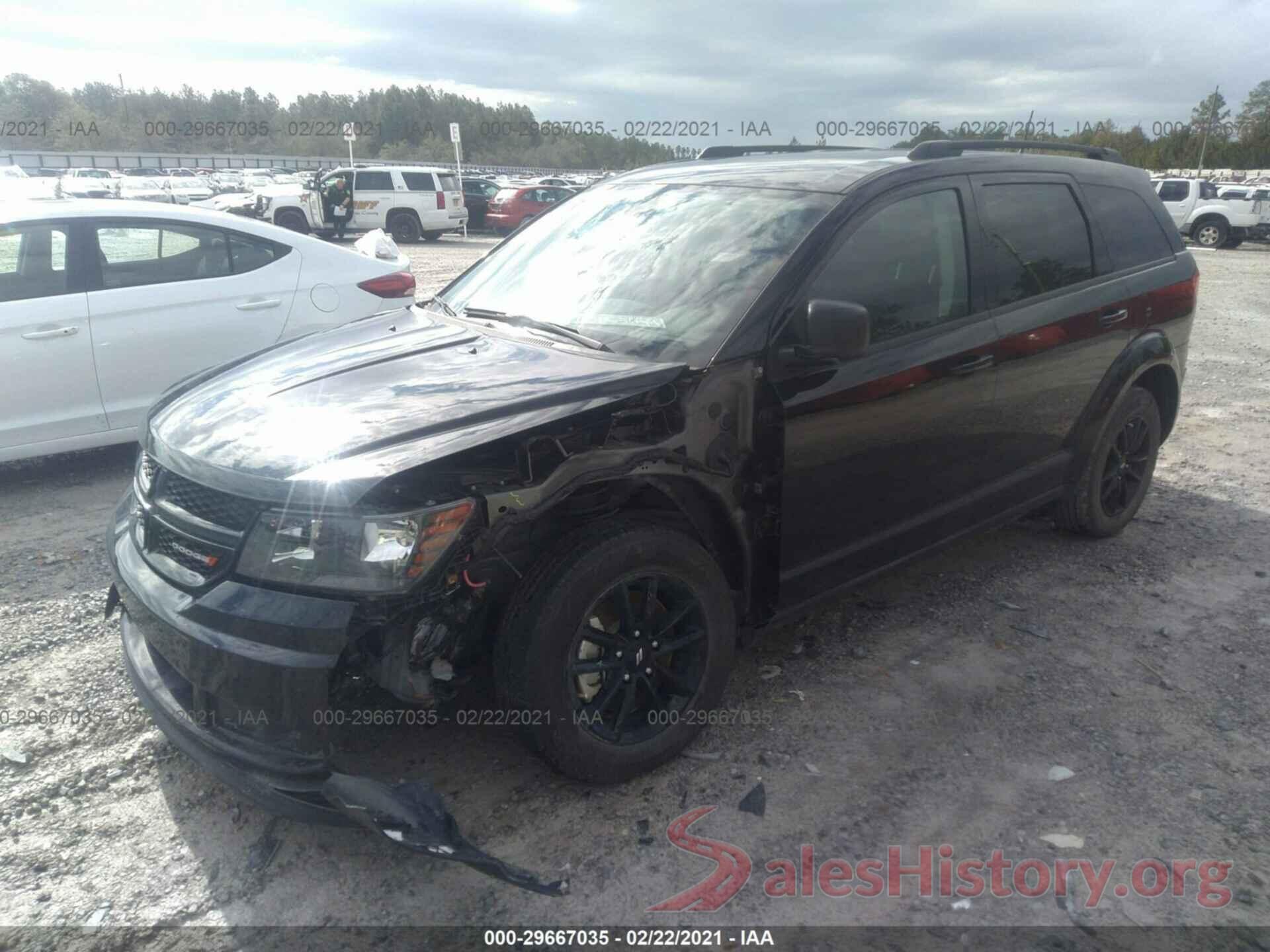 3C4PDCABXLT202520 2020 DODGE JOURNEY