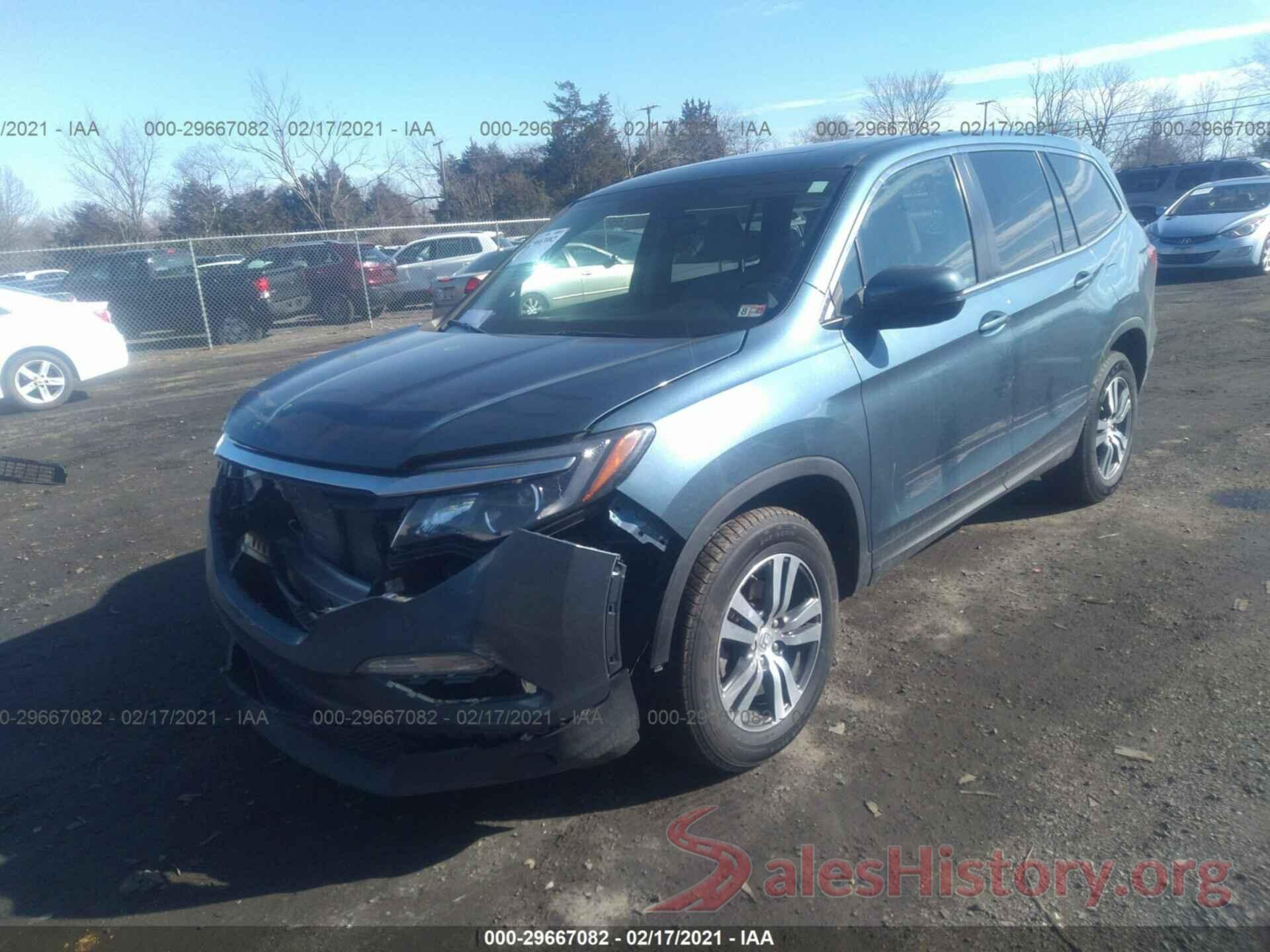 5FNYF6H78GB075661 2016 HONDA PILOT