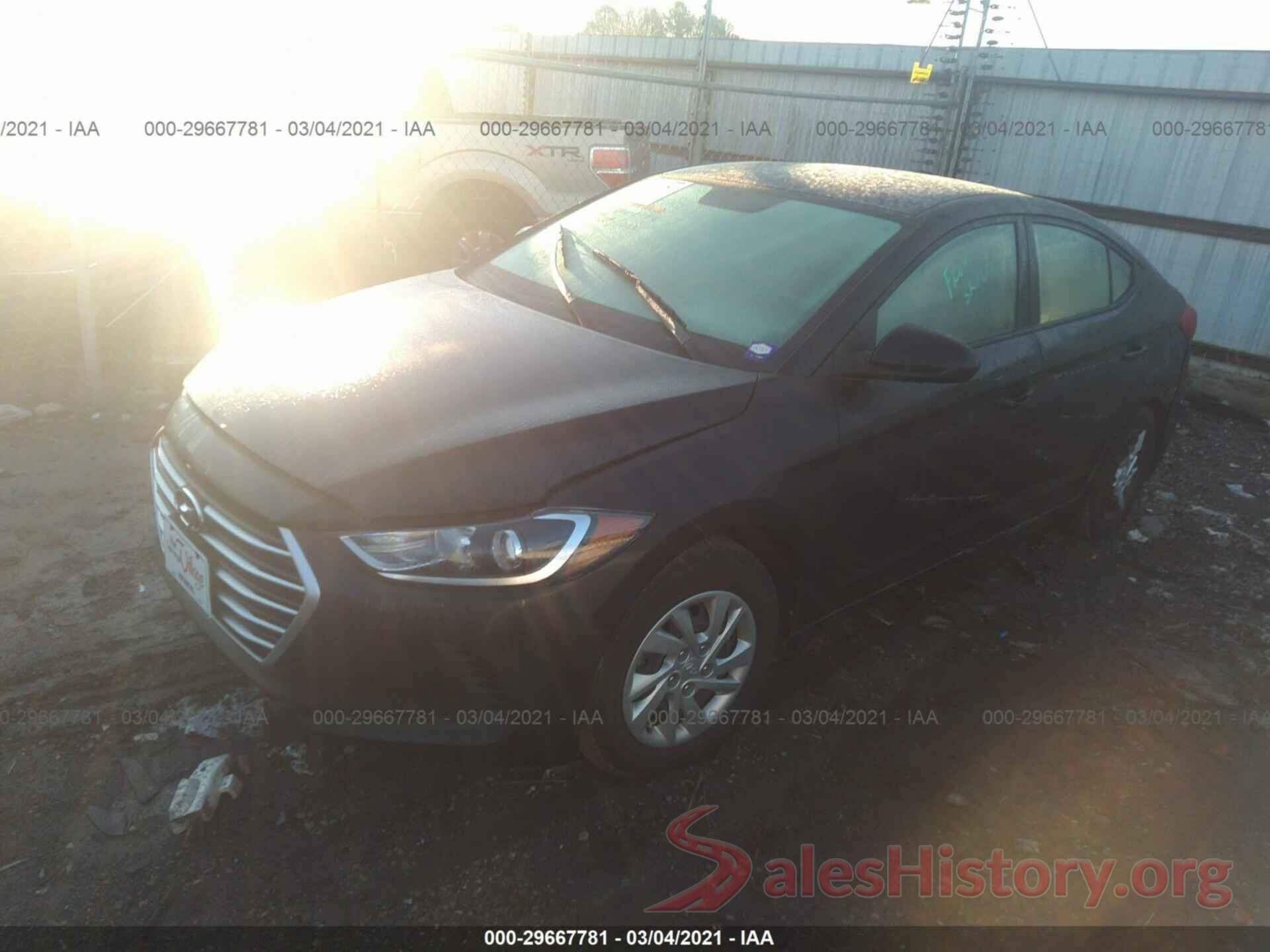 5NPD74LF1HH078502 2017 HYUNDAI ELANTRA