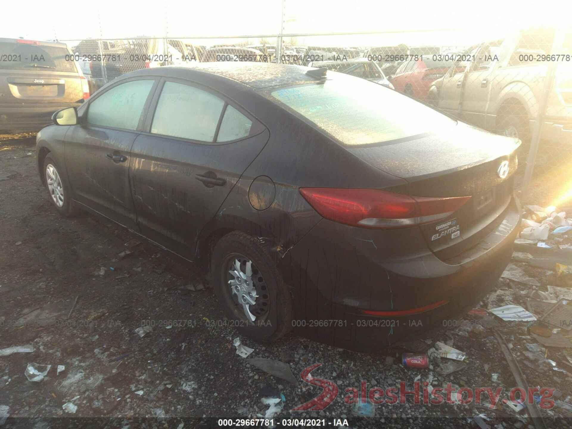 5NPD74LF1HH078502 2017 HYUNDAI ELANTRA