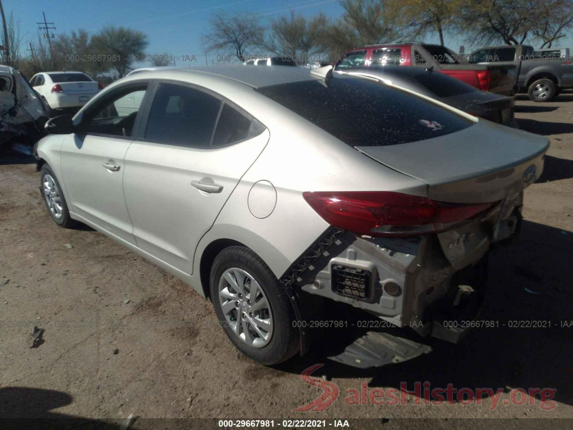 KMHD74LF2HU372654 2017 HYUNDAI ELANTRA