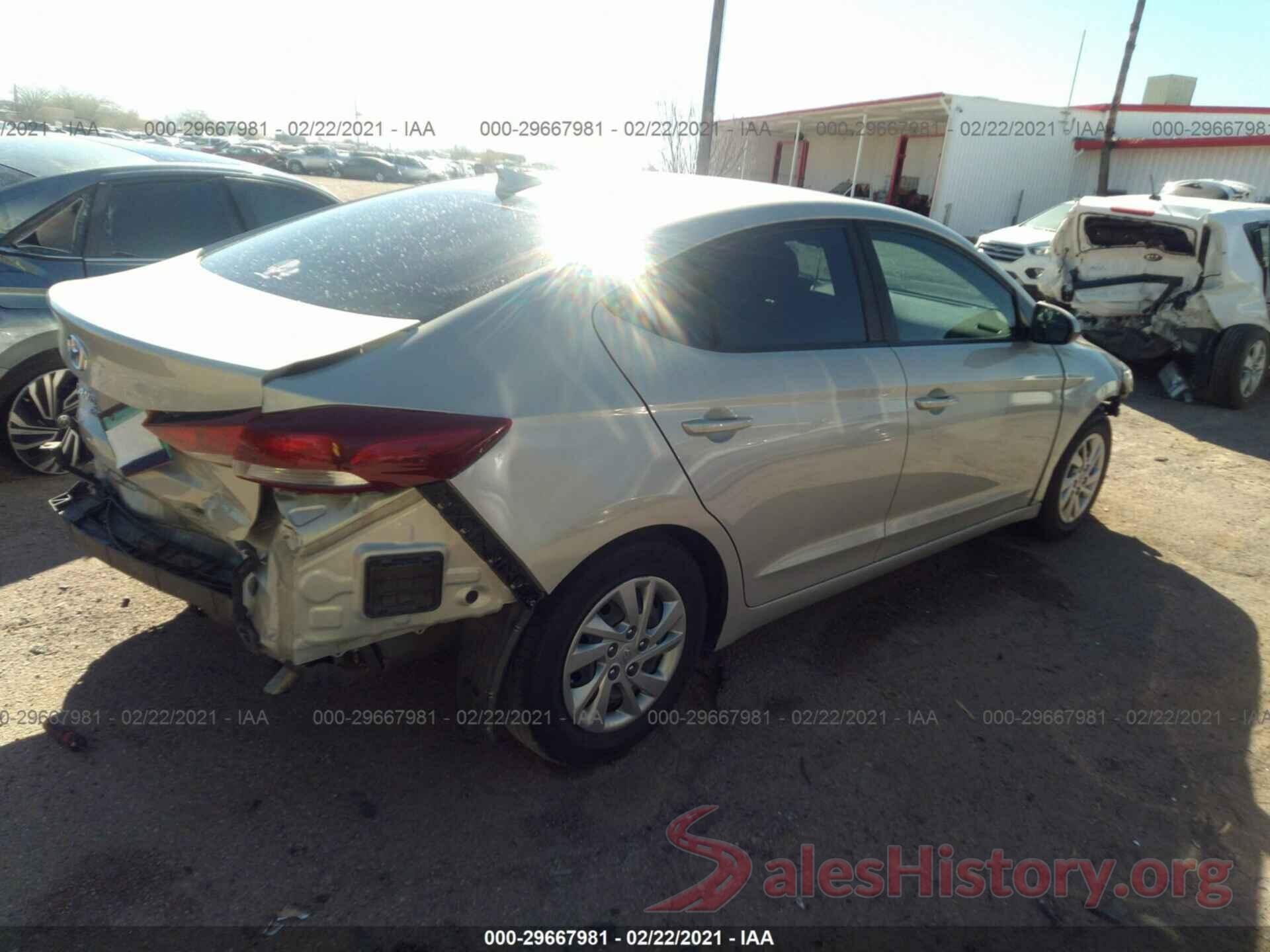 KMHD74LF2HU372654 2017 HYUNDAI ELANTRA