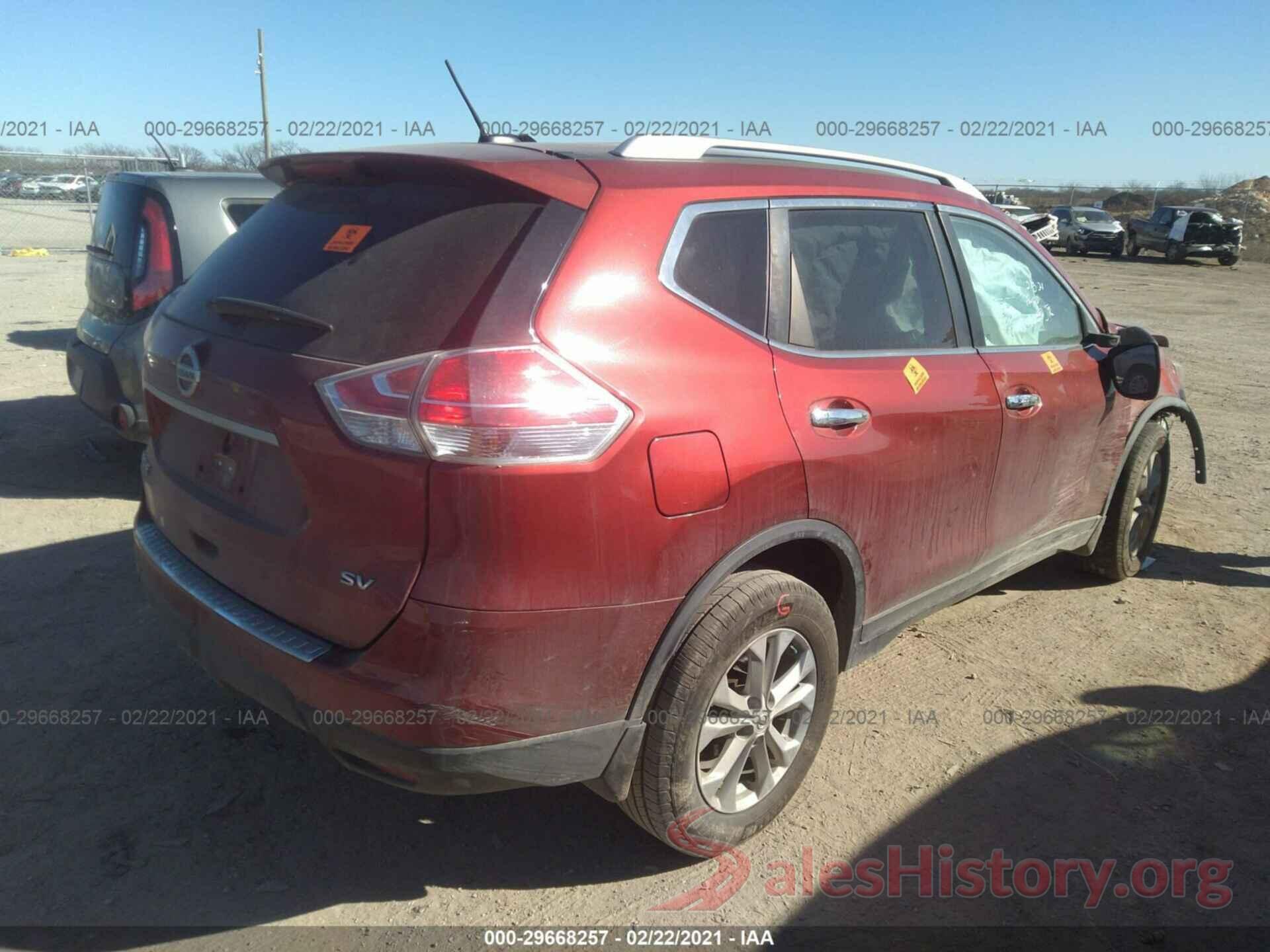 KNMAT2MT4GP623974 2016 NISSAN ROGUE