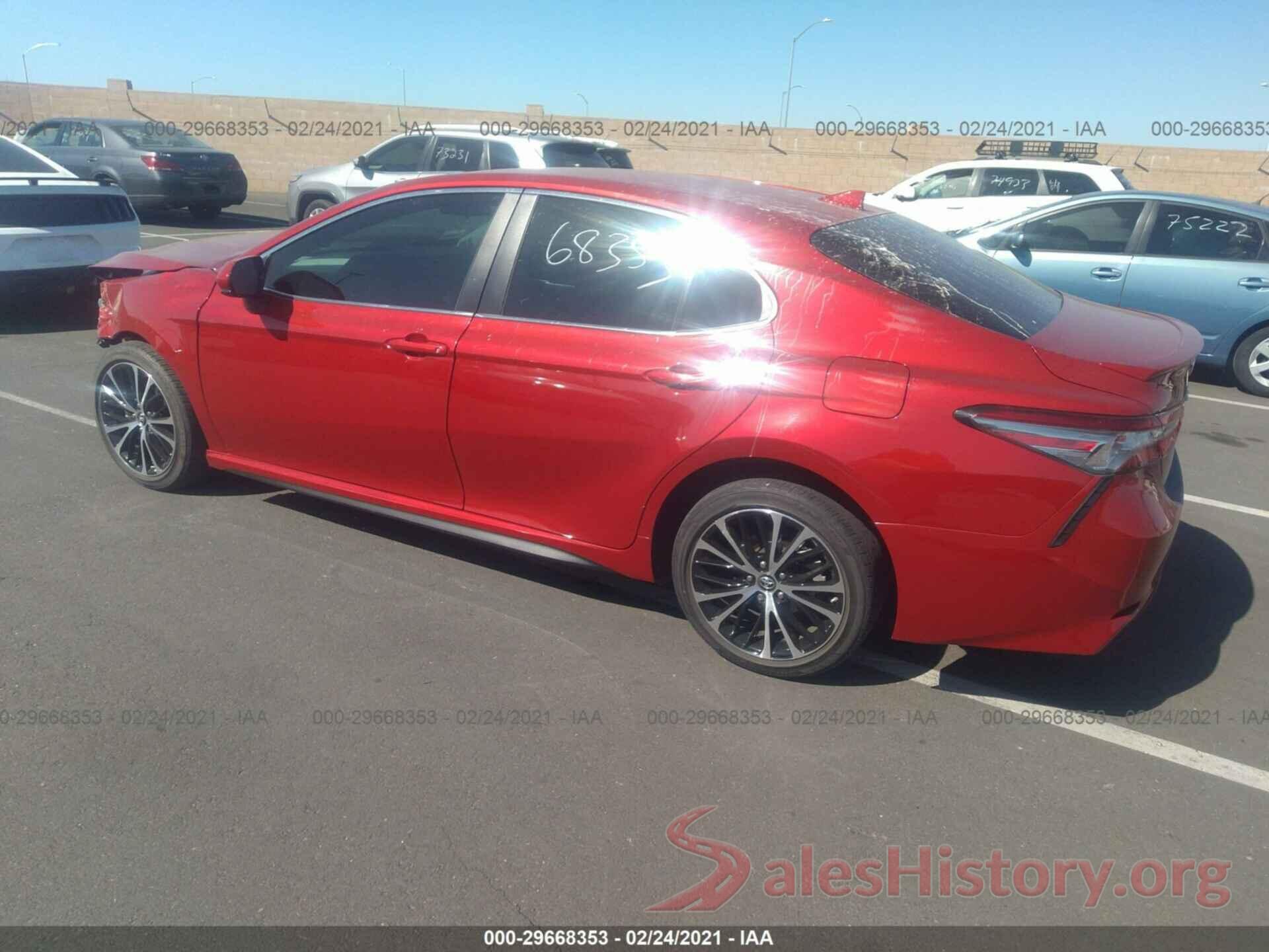 4T1B11HK9KU162640 2019 TOYOTA CAMRY