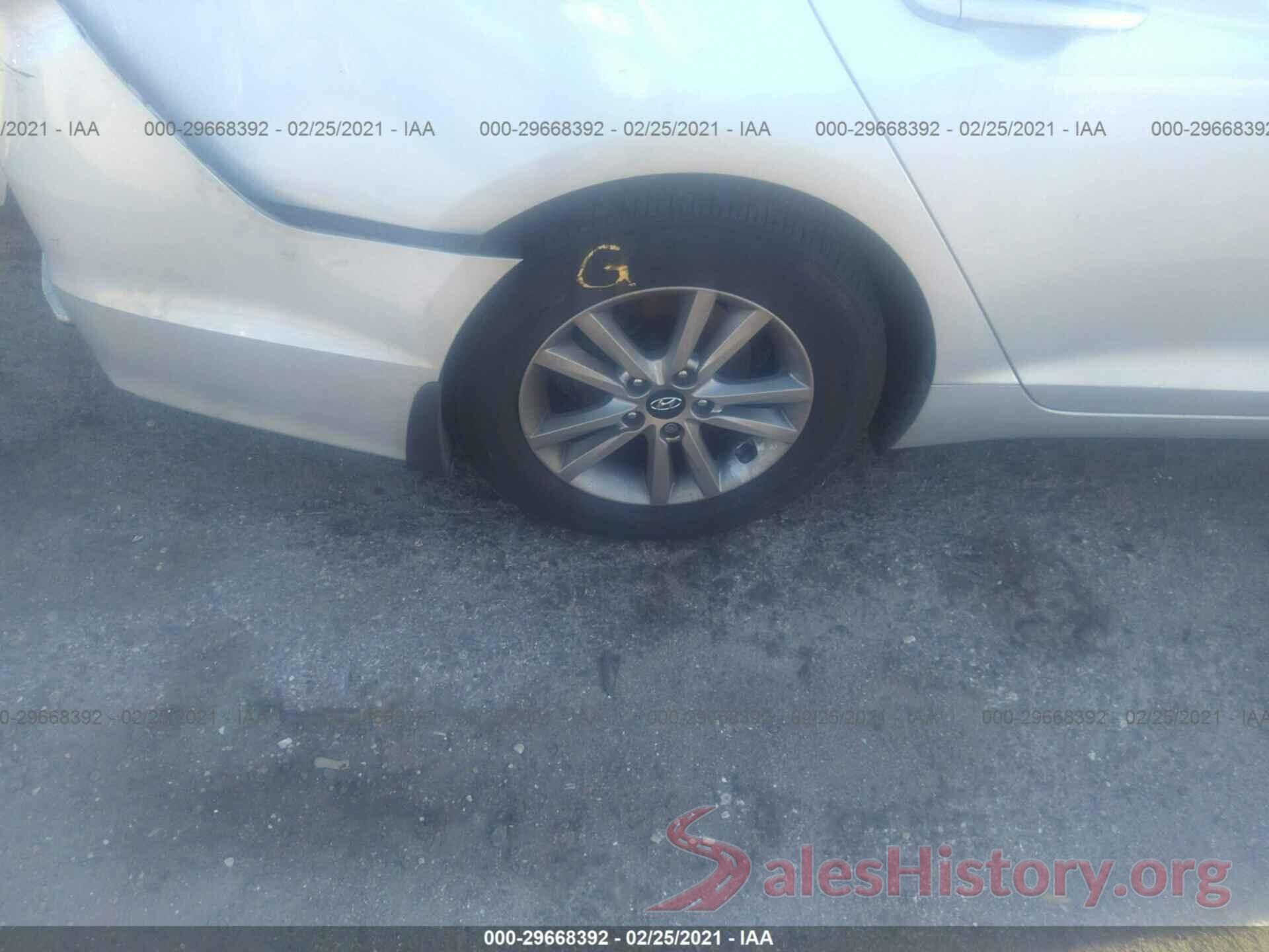 5NPE24AF5GH308630 2016 HYUNDAI SONATA