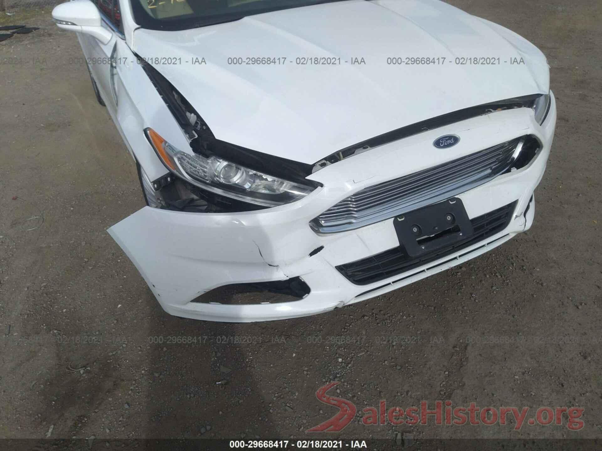 3FA6P0LU5GR346260 2016 FORD FUSION