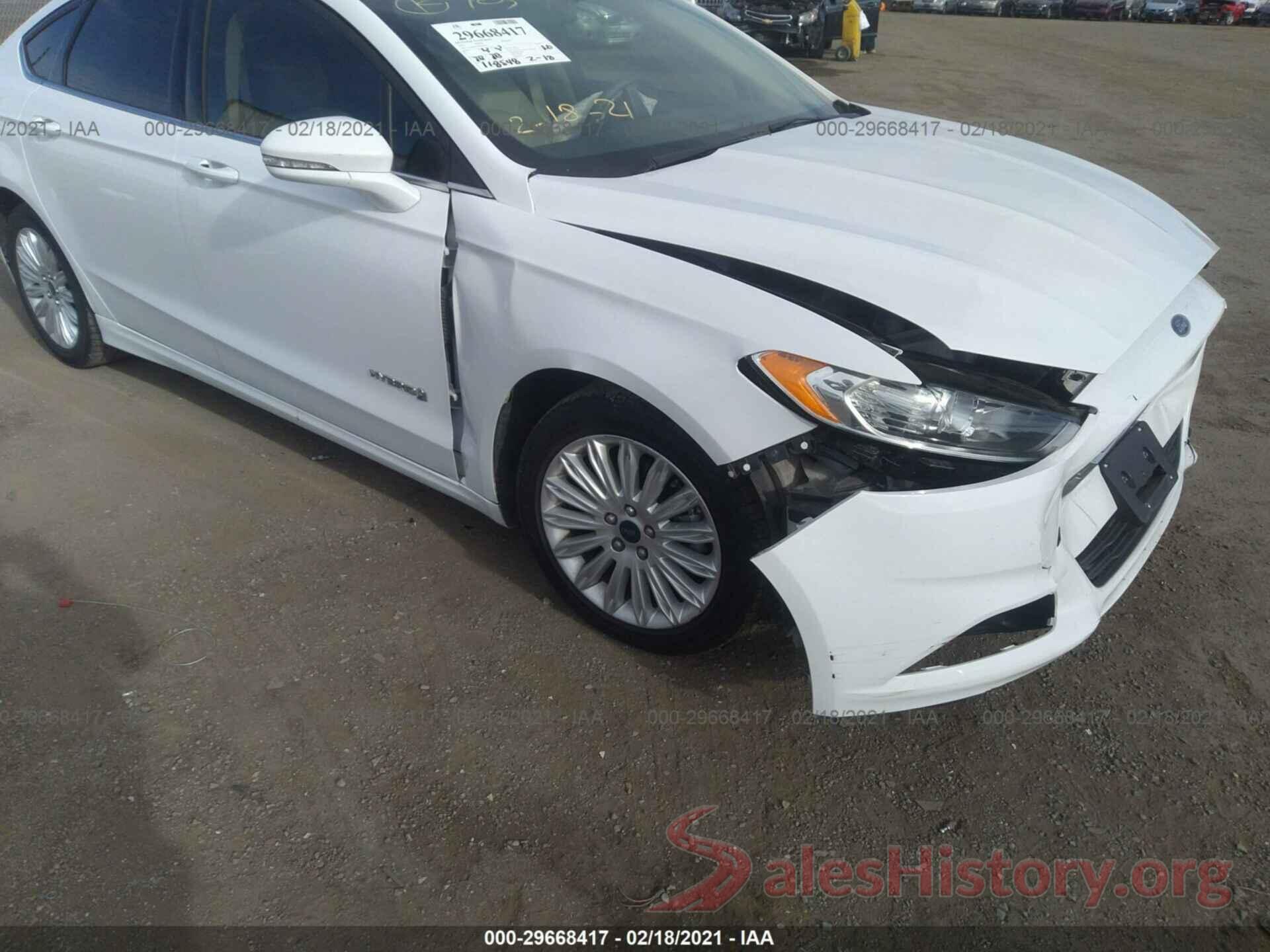 3FA6P0LU5GR346260 2016 FORD FUSION