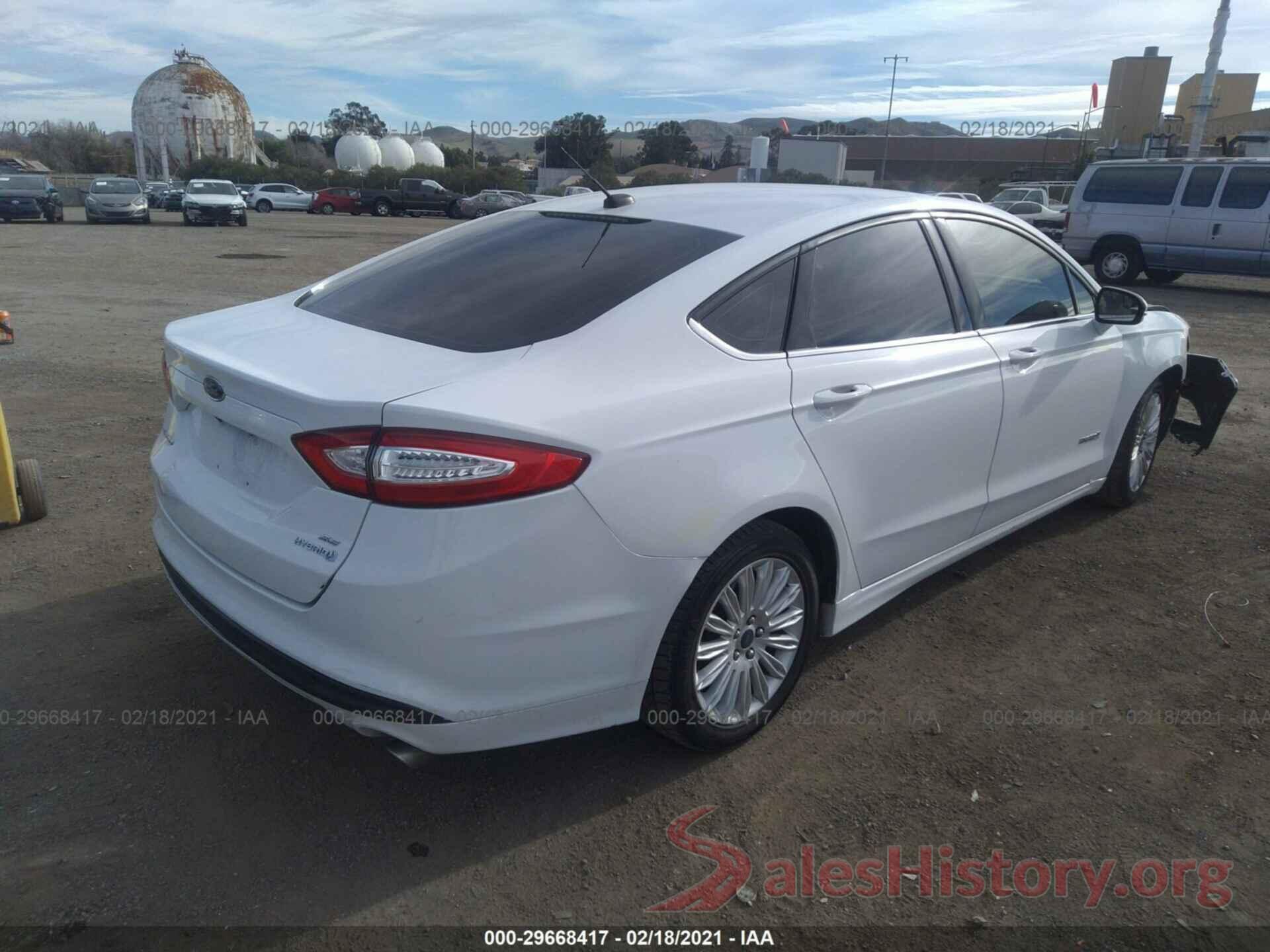 3FA6P0LU5GR346260 2016 FORD FUSION