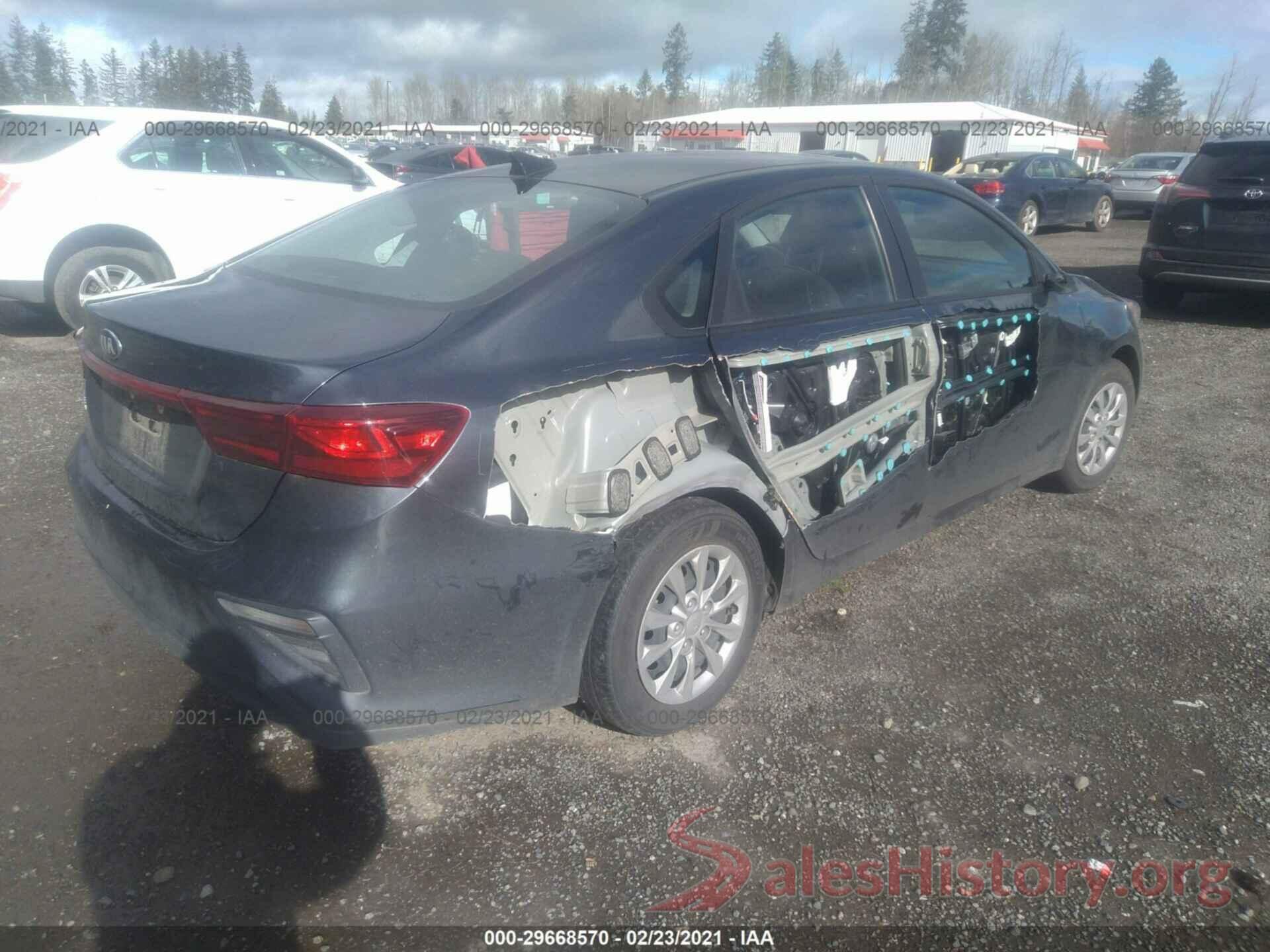 3KPF24AD9LE172892 2020 KIA FORTE