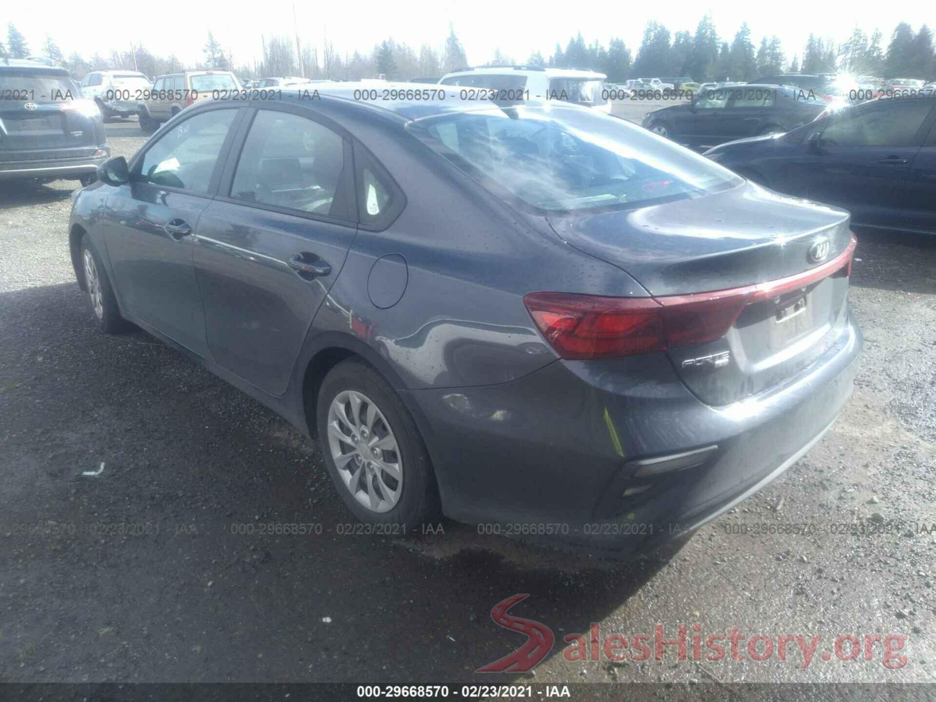 3KPF24AD9LE172892 2020 KIA FORTE