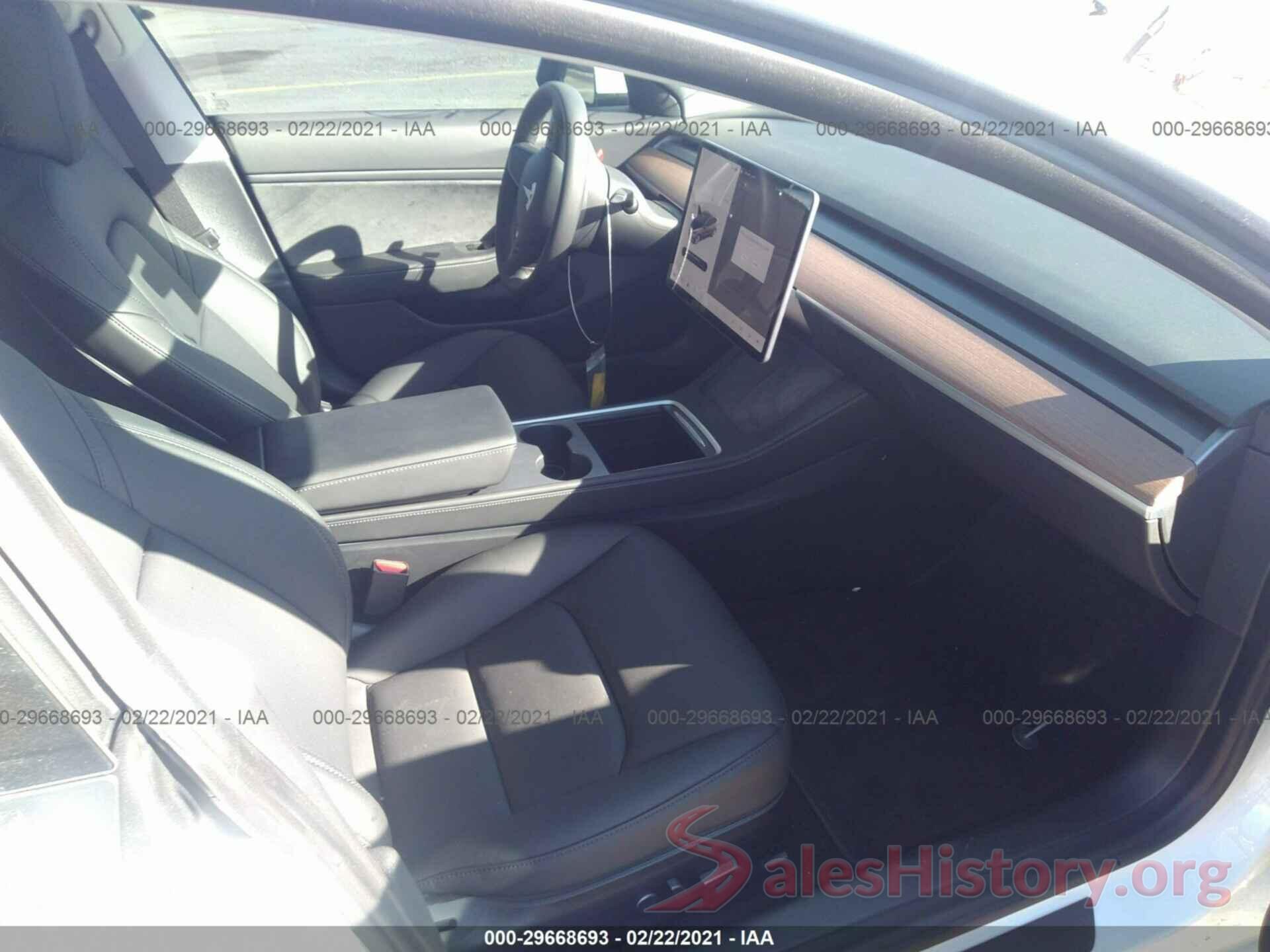 5YJ3E1EB2MF874291 2021 TESLA MODEL 3