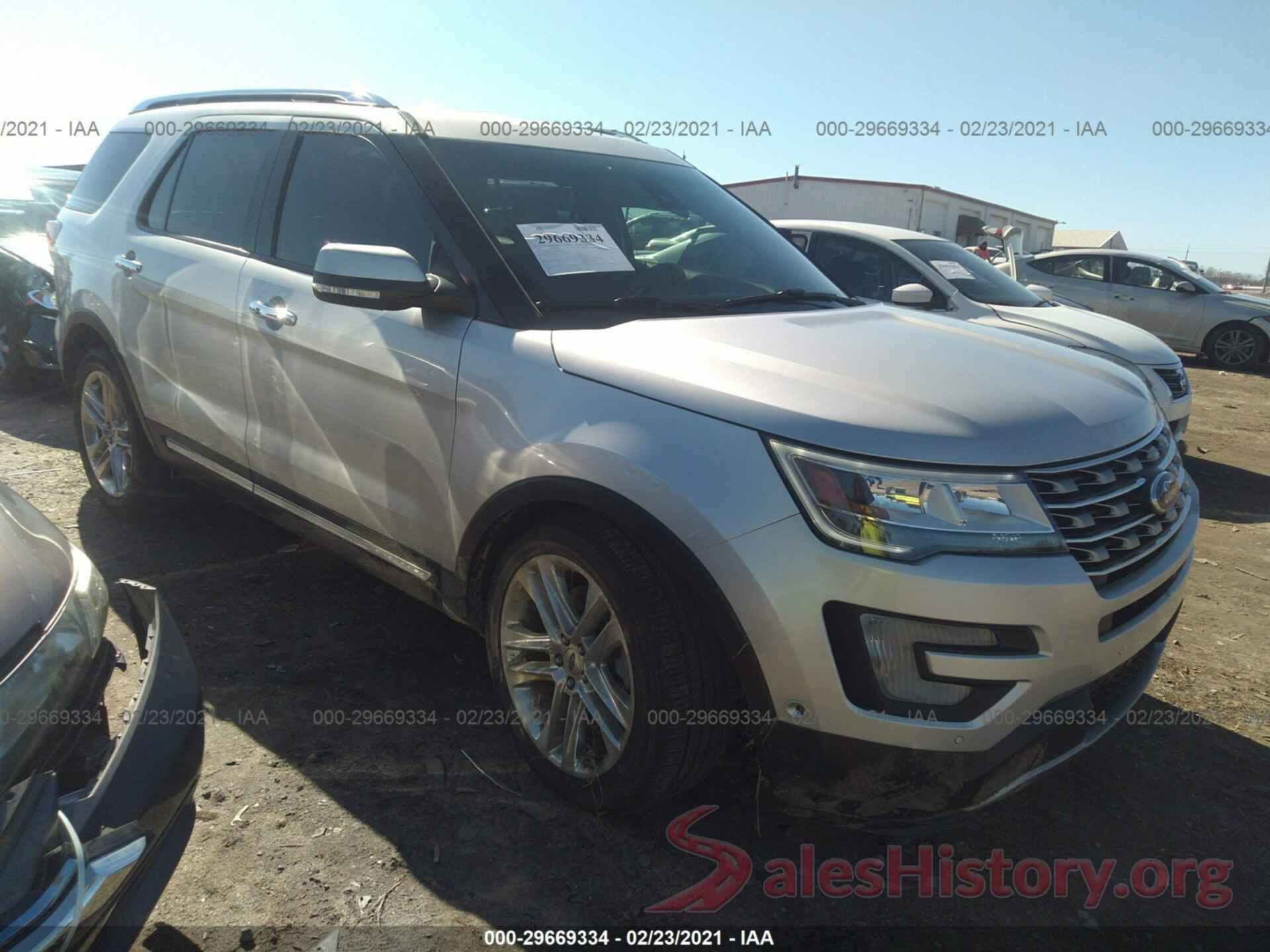 1FM5K7FH0GGD09521 2016 FORD EXPLORER