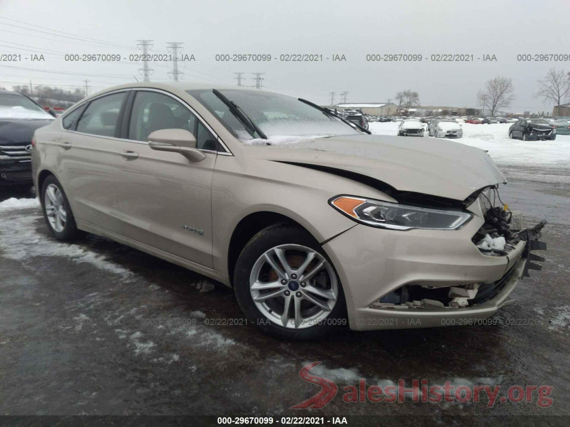 3FA6P0LU6JR147810 2018 FORD FUSION HYBRID