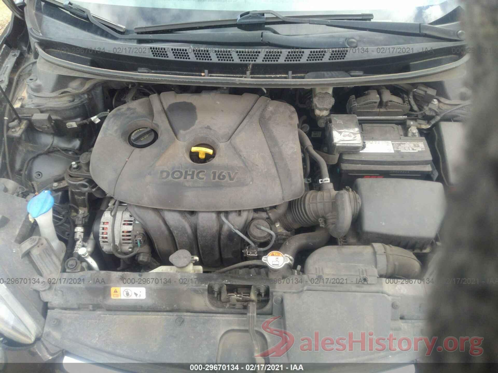 5NPDH4AE1GH786447 2016 HYUNDAI ELANTRA