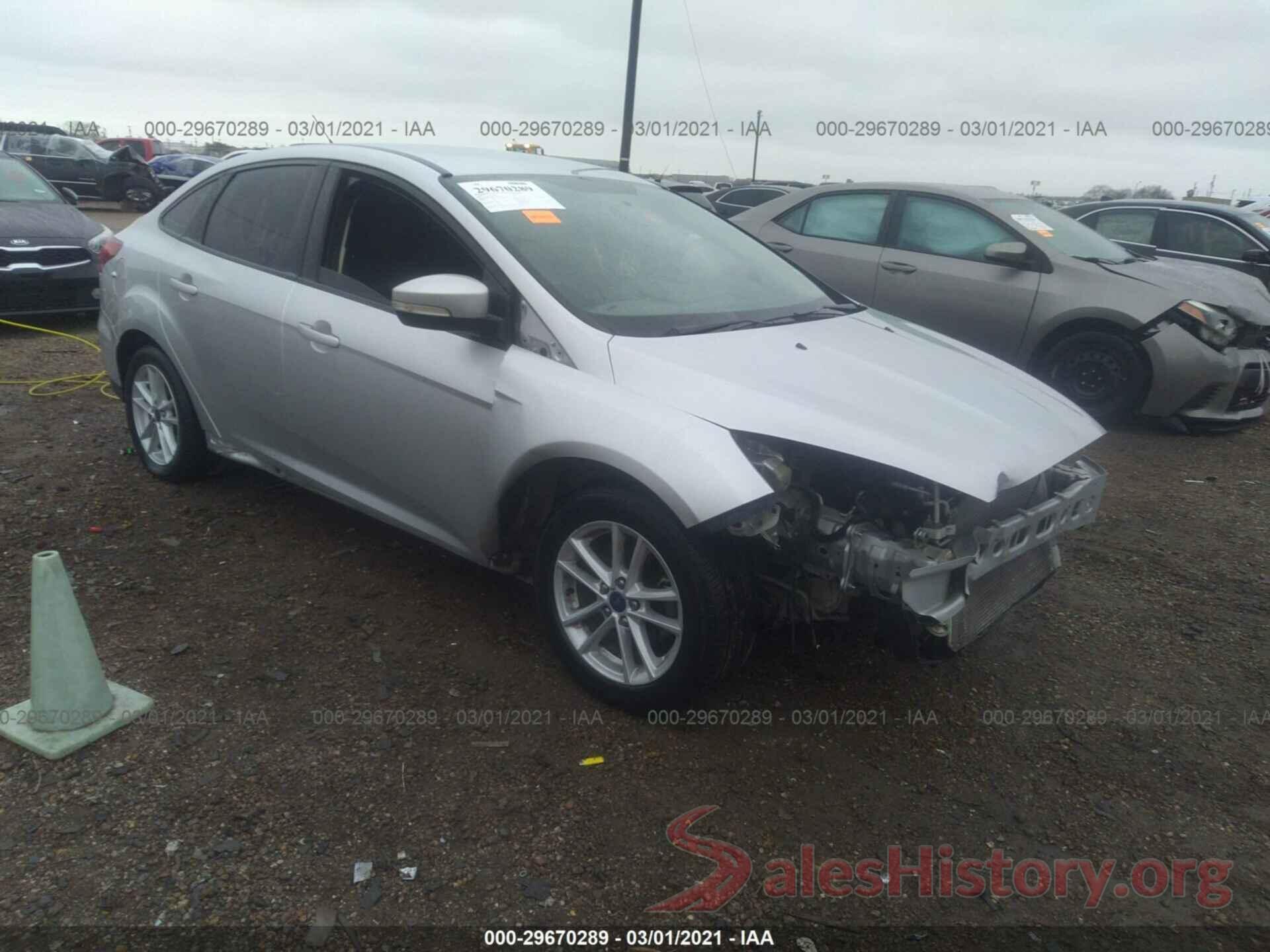 1FADP3F21HL313677 2017 FORD FOCUS