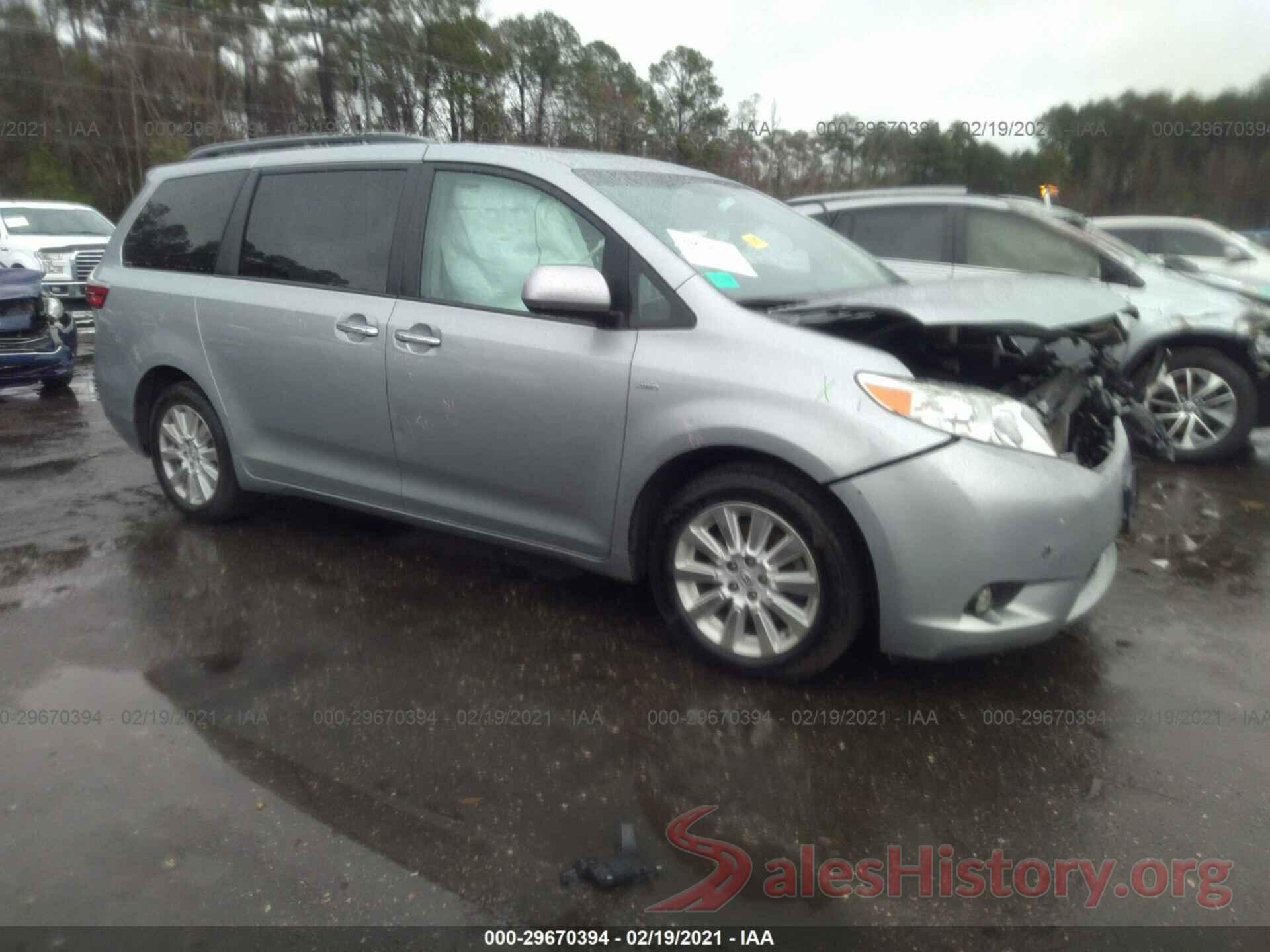 5TDDK3DC1GS136081 2016 TOYOTA SIENNA