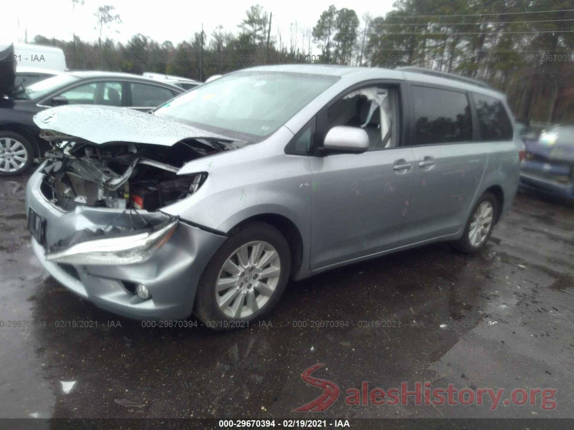 5TDDK3DC1GS136081 2016 TOYOTA SIENNA