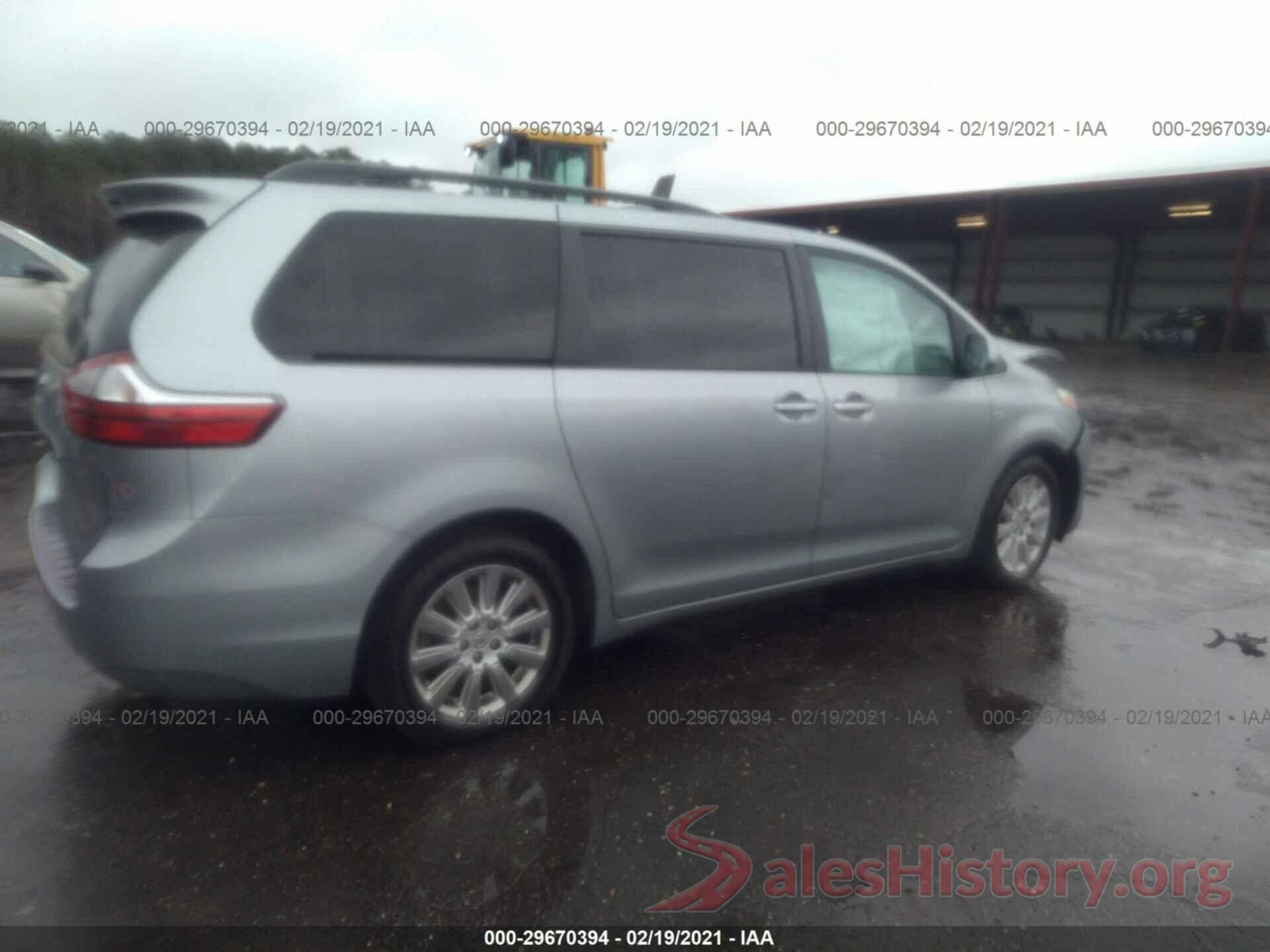 5TDDK3DC1GS136081 2016 TOYOTA SIENNA