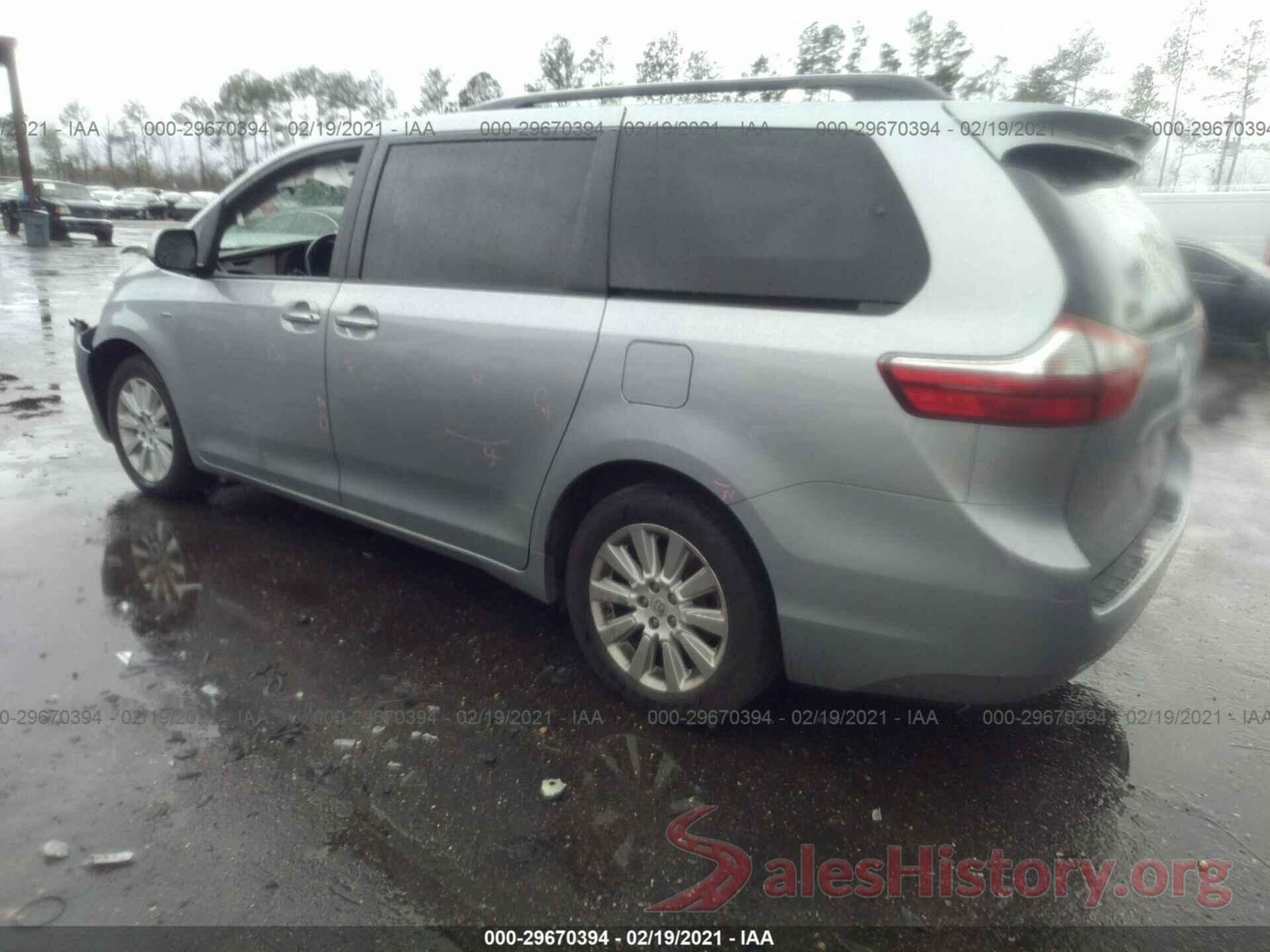 5TDDK3DC1GS136081 2016 TOYOTA SIENNA