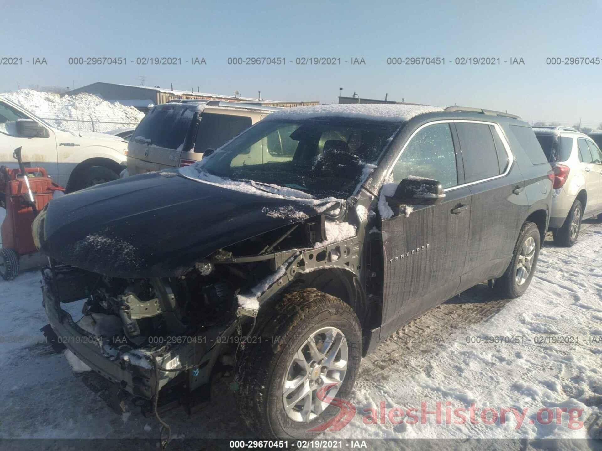 1GNERGKW3LJ295168 2020 CHEVROLET TRAVERSE