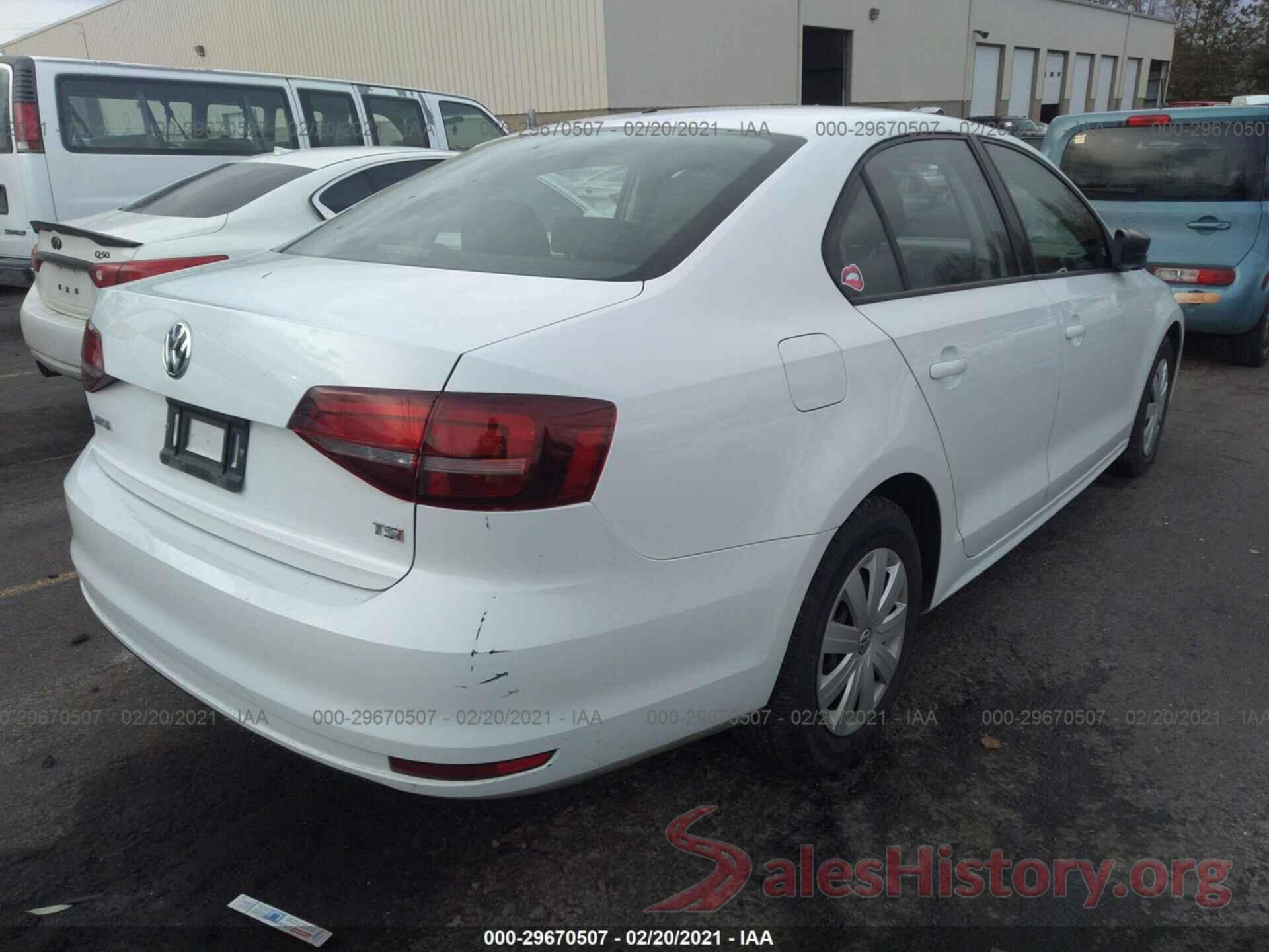 3VW267AJ1GM314459 2016 VOLKSWAGEN JETTA SEDAN