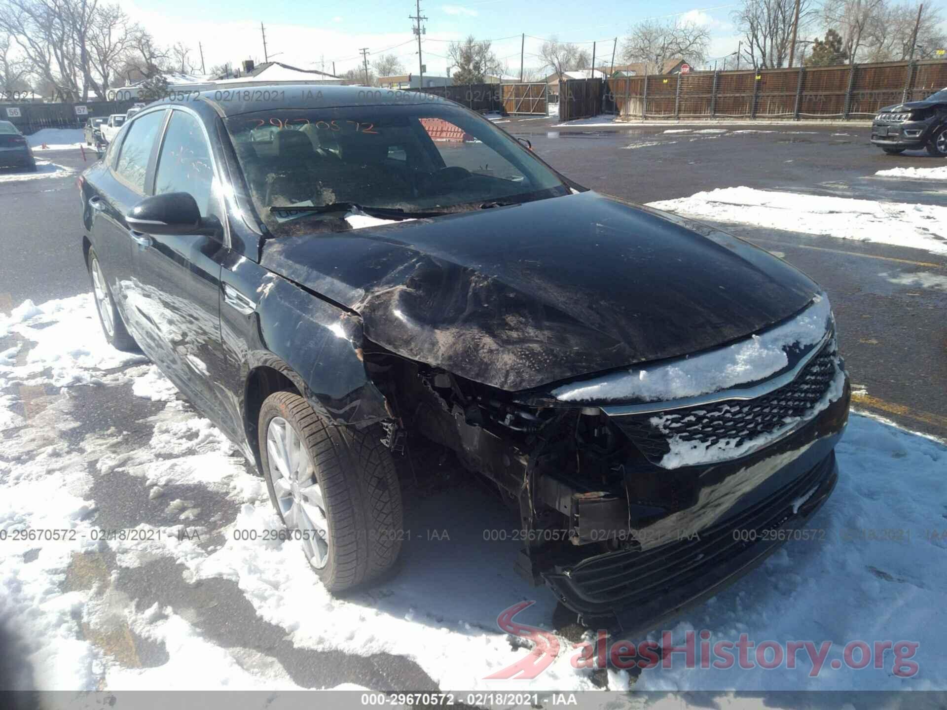 5XXGT4L37GG059381 2016 KIA OPTIMA