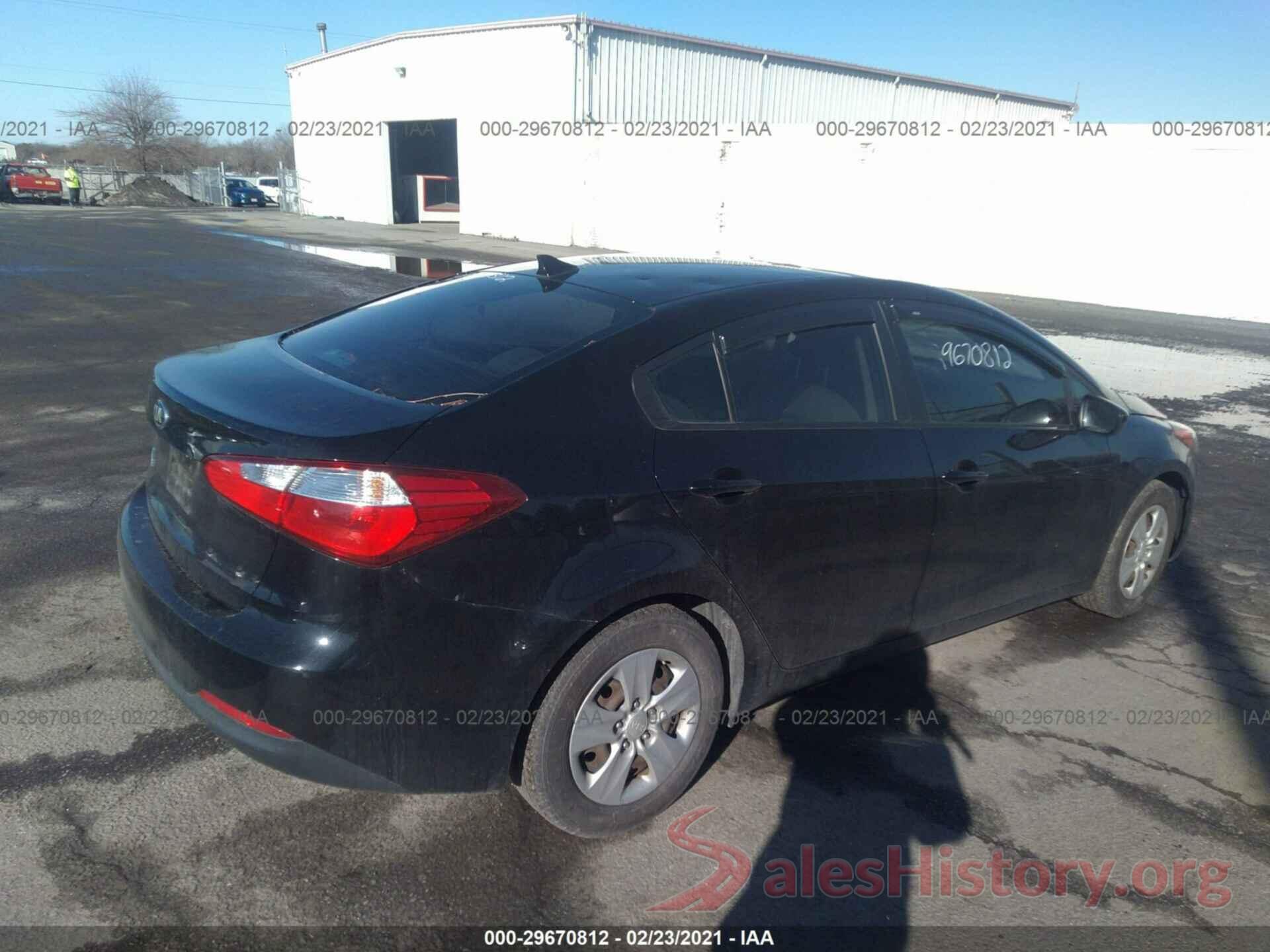 KNAFK4A60G5538139 2016 KIA FORTE