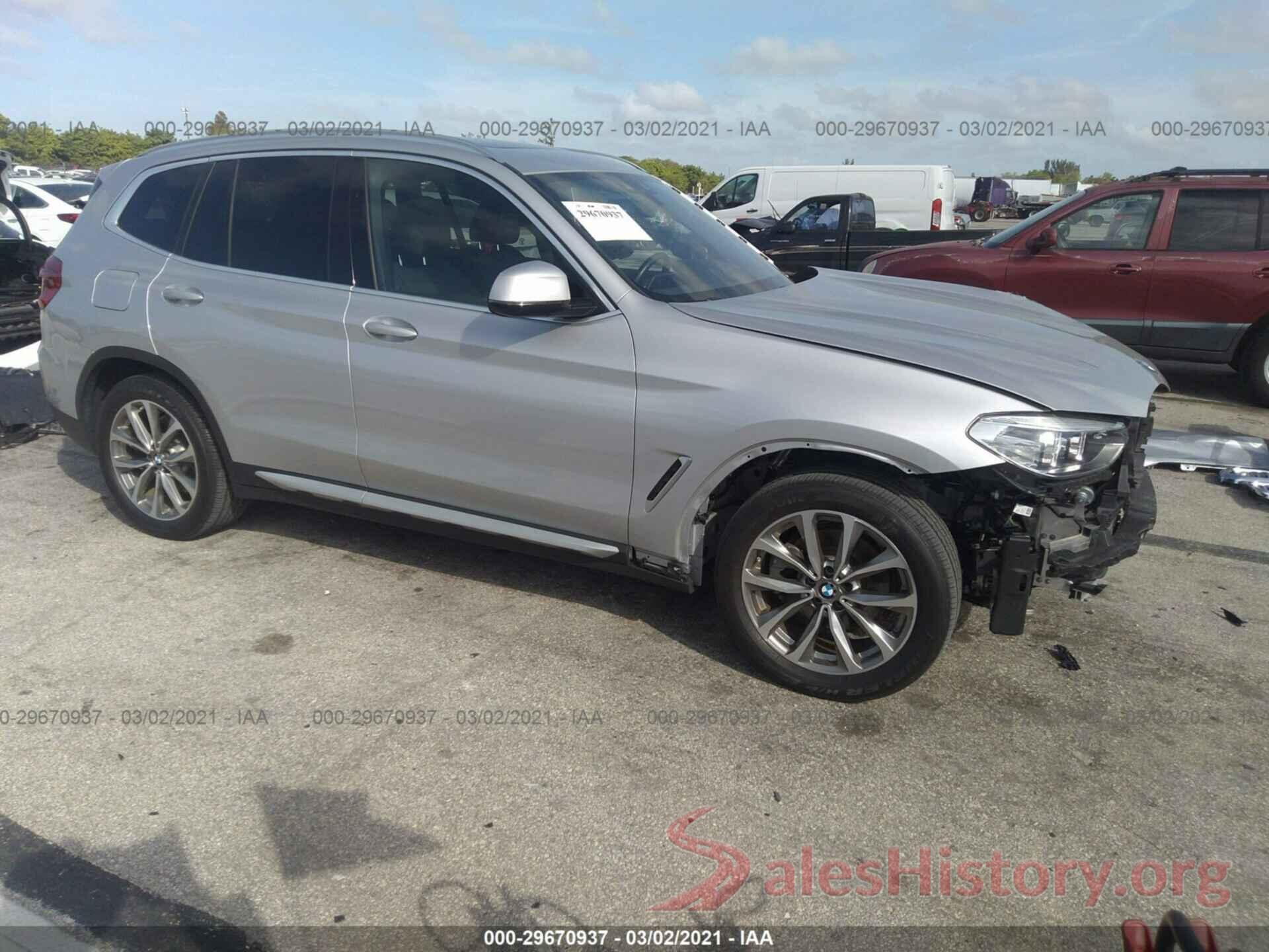 5UXTR7C57KLR38662 2019 BMW X3