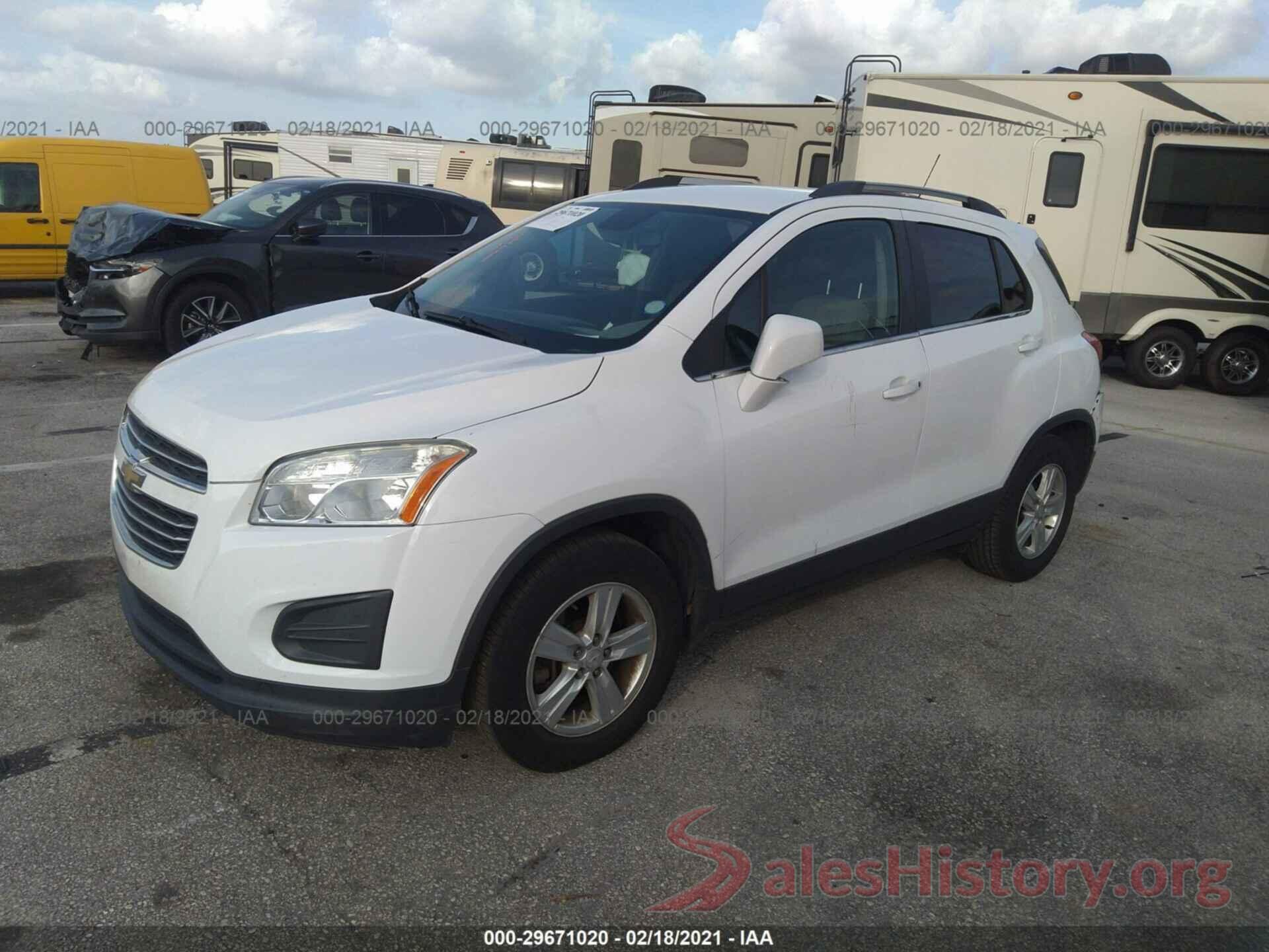 3GNCJLSB5GL170059 2016 CHEVROLET TRAX