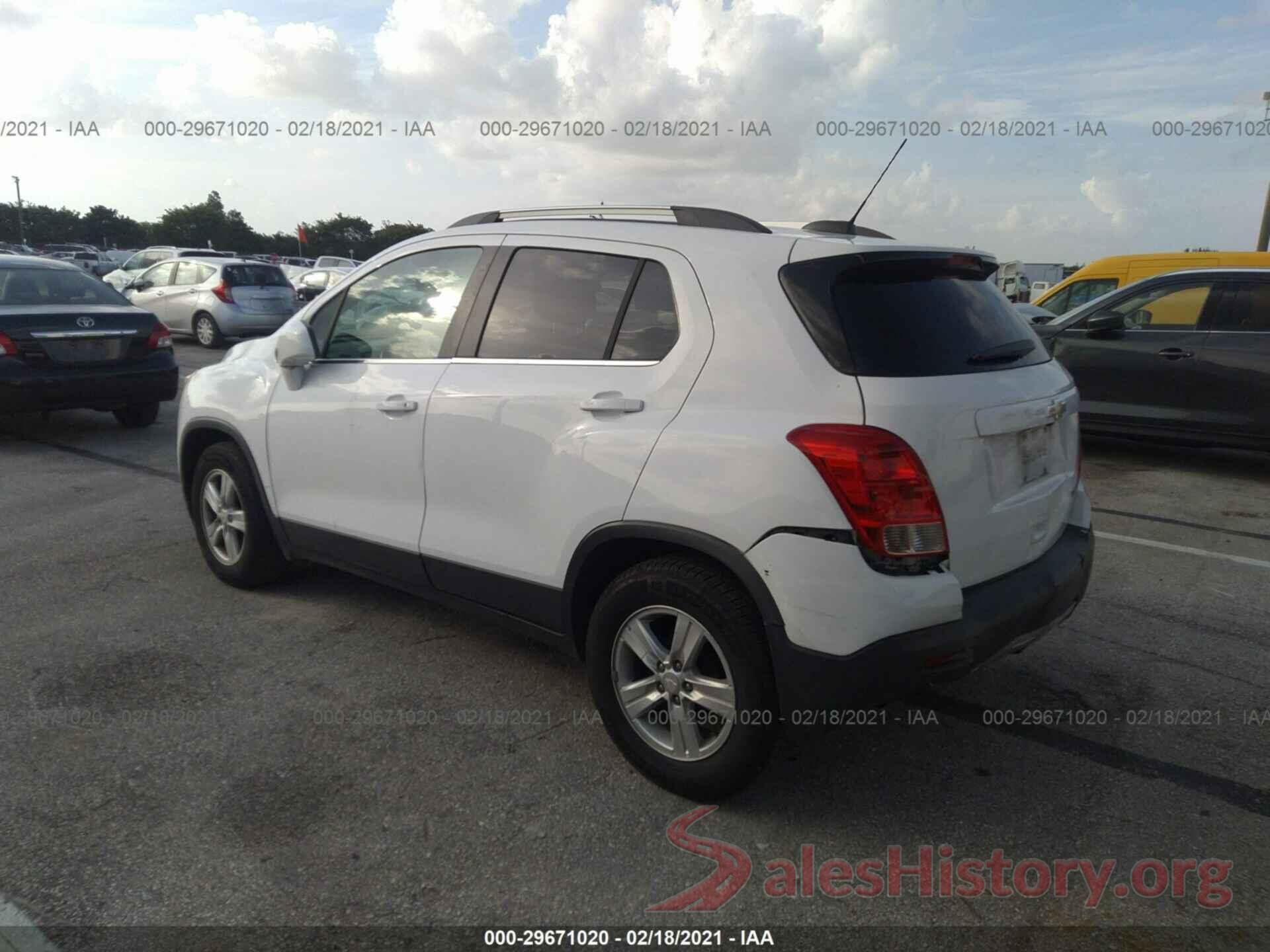 3GNCJLSB5GL170059 2016 CHEVROLET TRAX